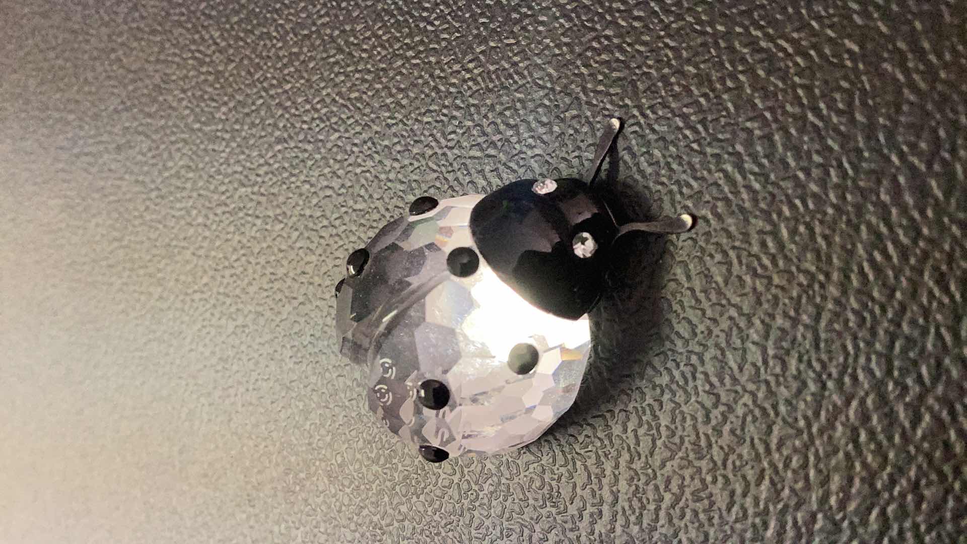 Photo 1 of SWAROVSKI CRYSTAL MINI FIGURE LADY BUG 1/2” TALL