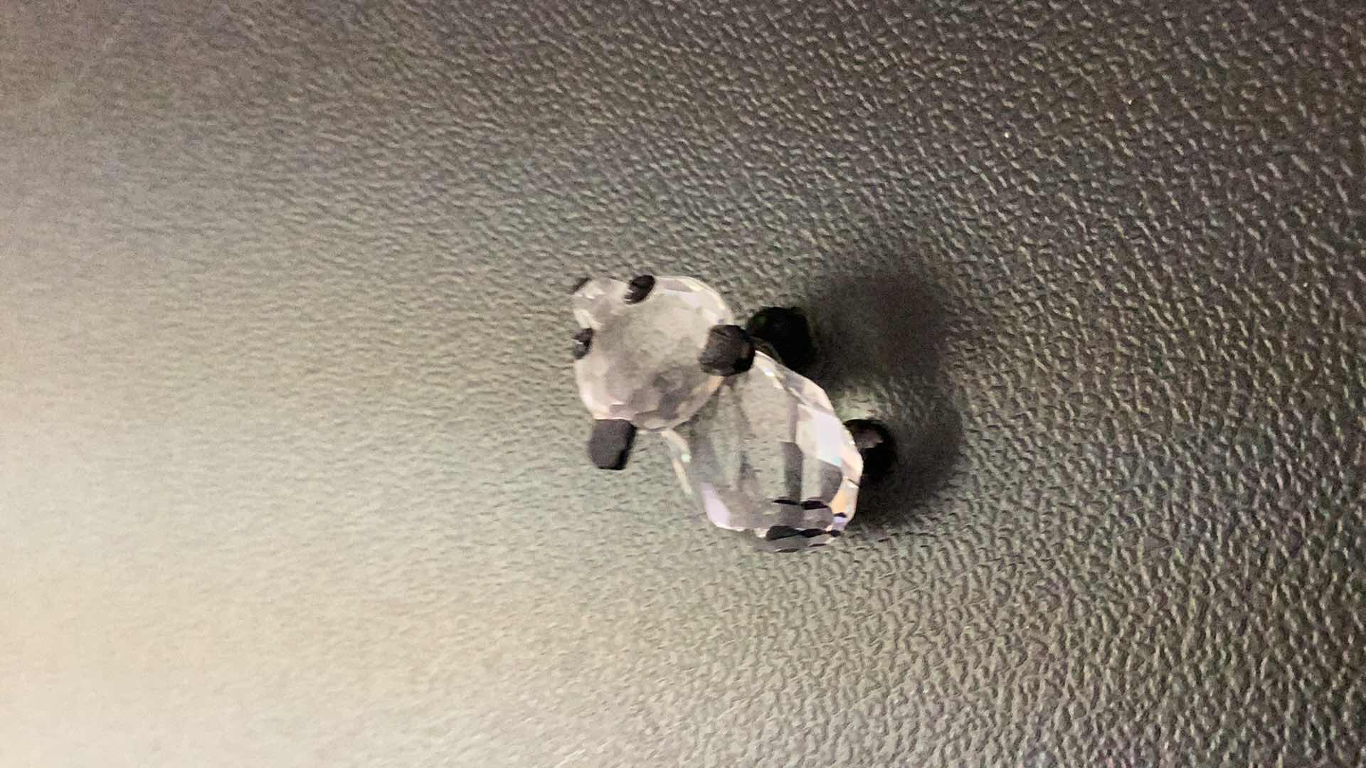 Photo 1 of SWAROVSKI CRYSTAL MINI FIGURE PANDA 1/2” TALL