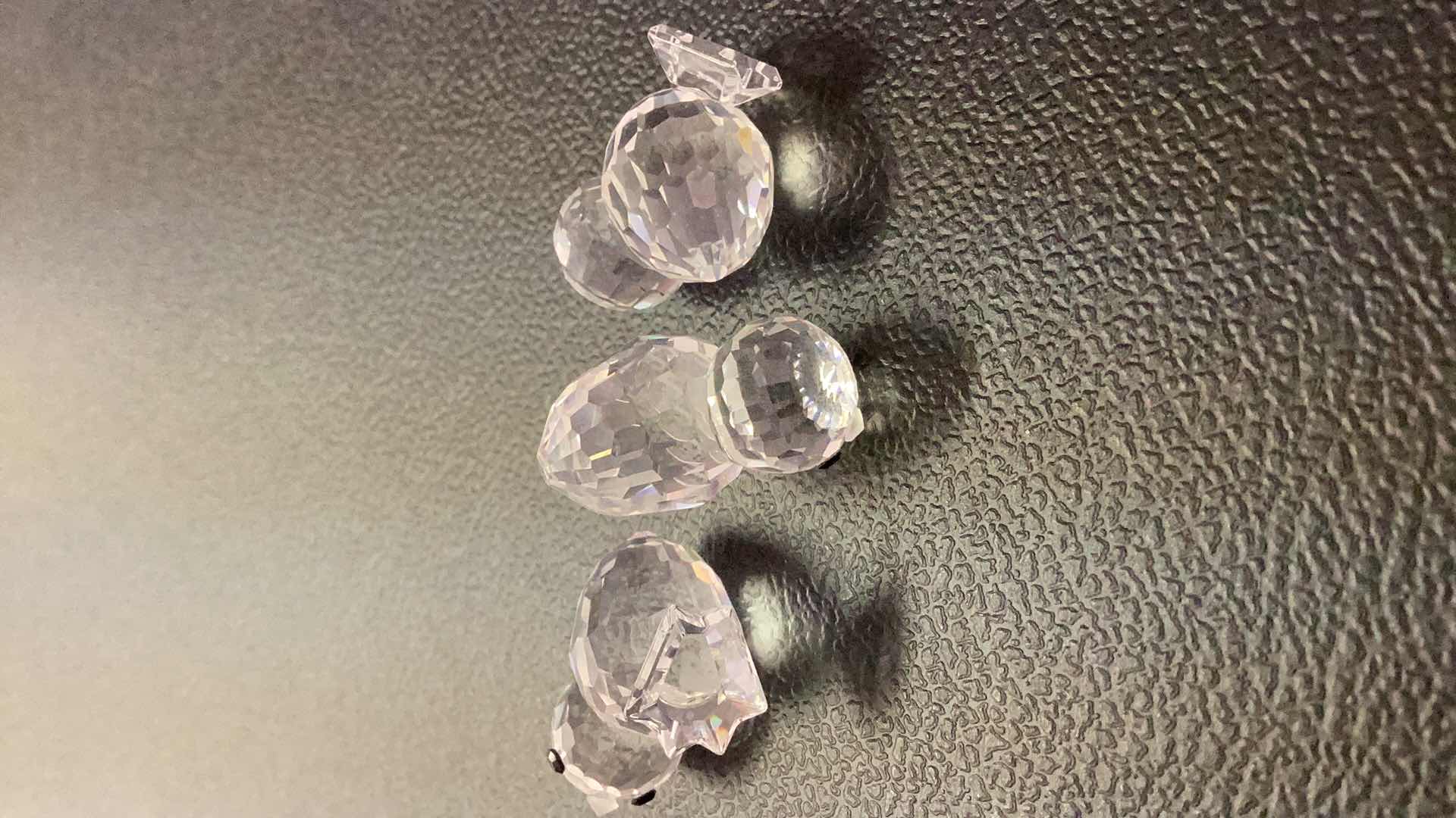 Photo 1 of 3 SWAROVSKI CRYSTAL MINI FIGURE CHICKS 1/2” TALL