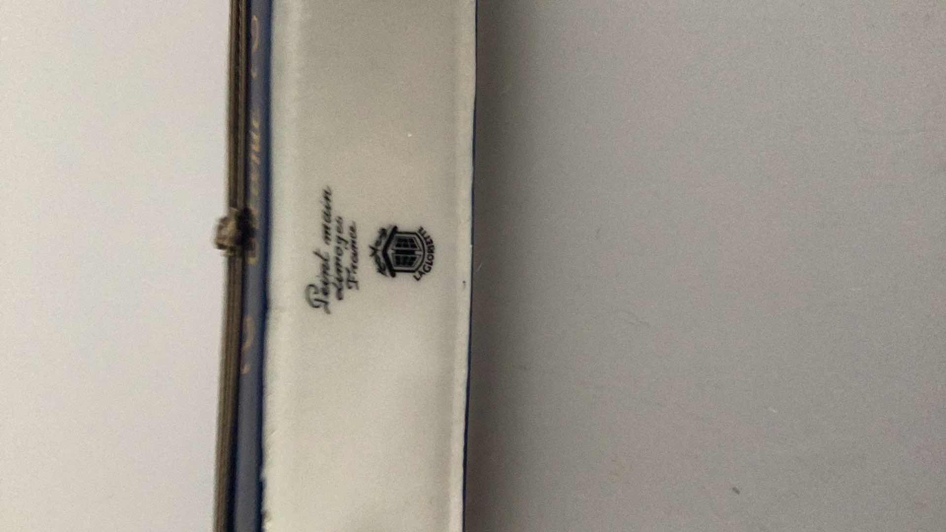 Photo 1 of LIMOGES FRANCE TITANIC PILL BOX 4 1/2” LONG 