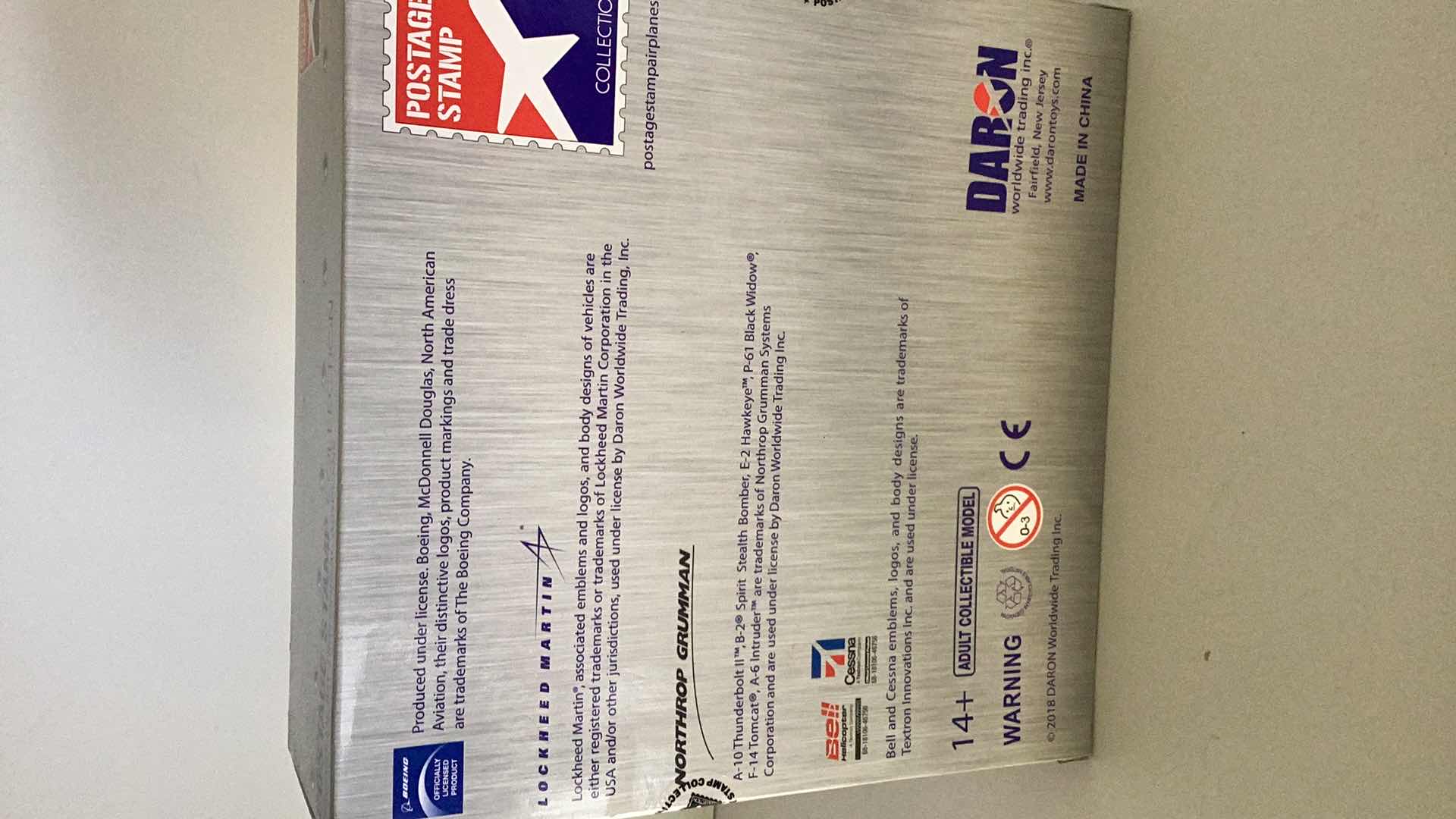 Photo 1 of POSTAGE STAMP COLLECTION DIE CAST 1:163 B-24J LIBERATOR WITCHCRAFT