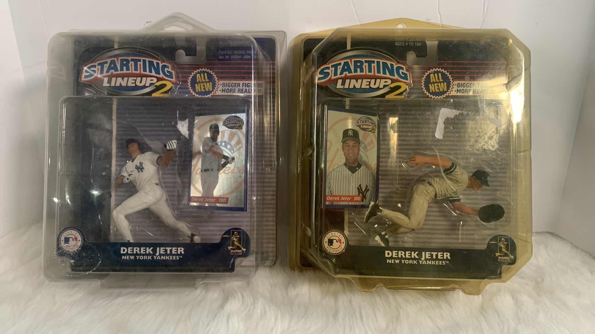 Photo 1 of 2 - NEW STARTING LINEUP BASEBALL FIGURINES DEREK JETER