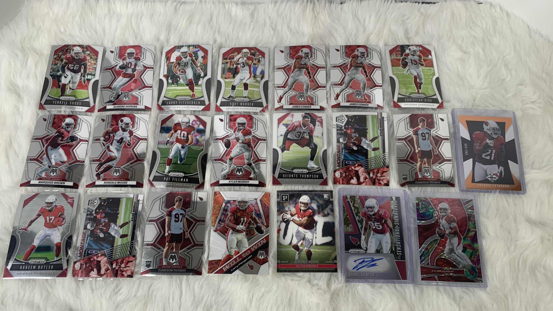 Photo 1 of 22 ARIZONA CARDINALS FOOTBALL CARDS 1 AUTOGRAPHED