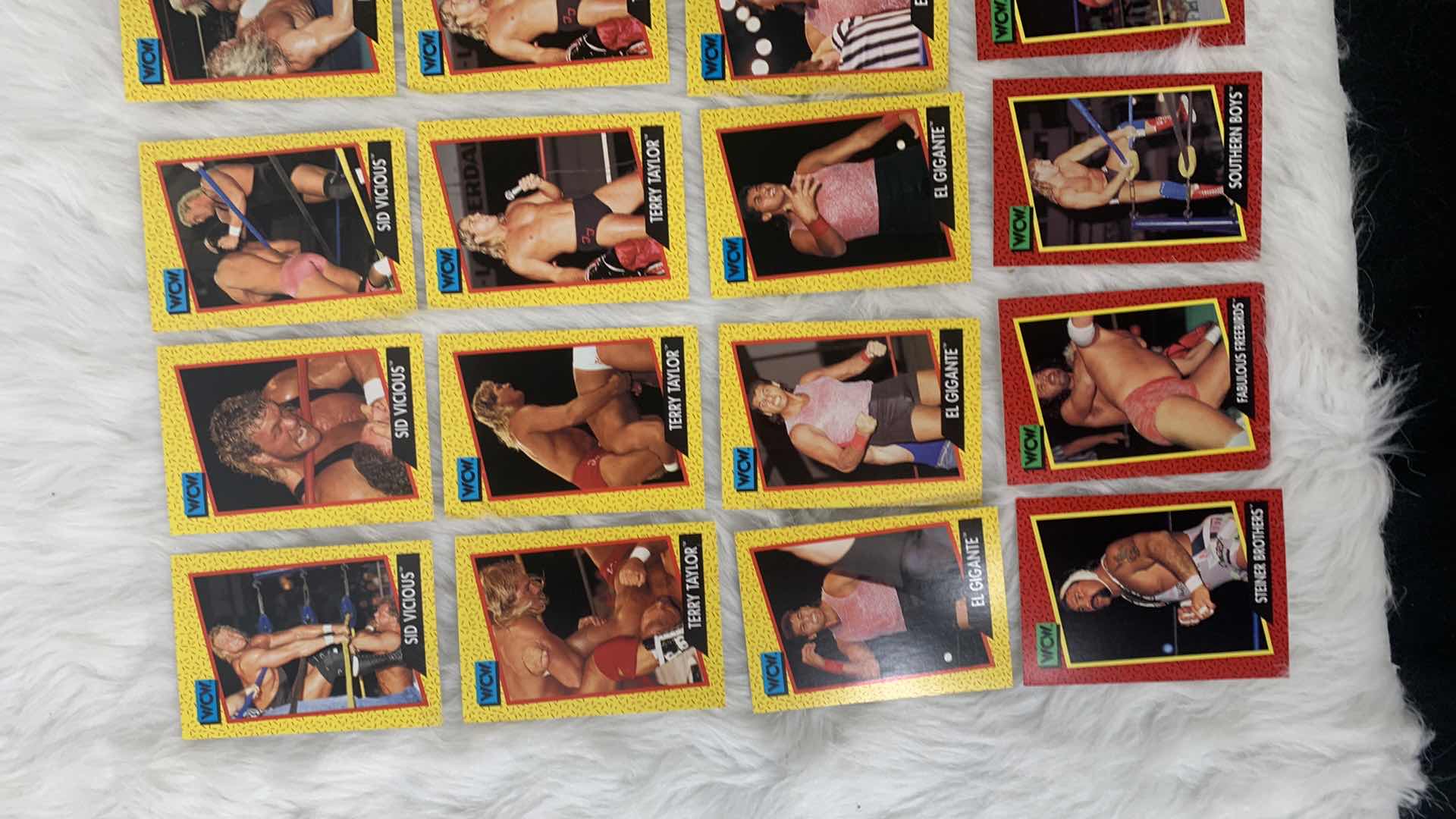 Photo 1 of 32- VINTAGE 1991 WCW WRESTLING CARDS