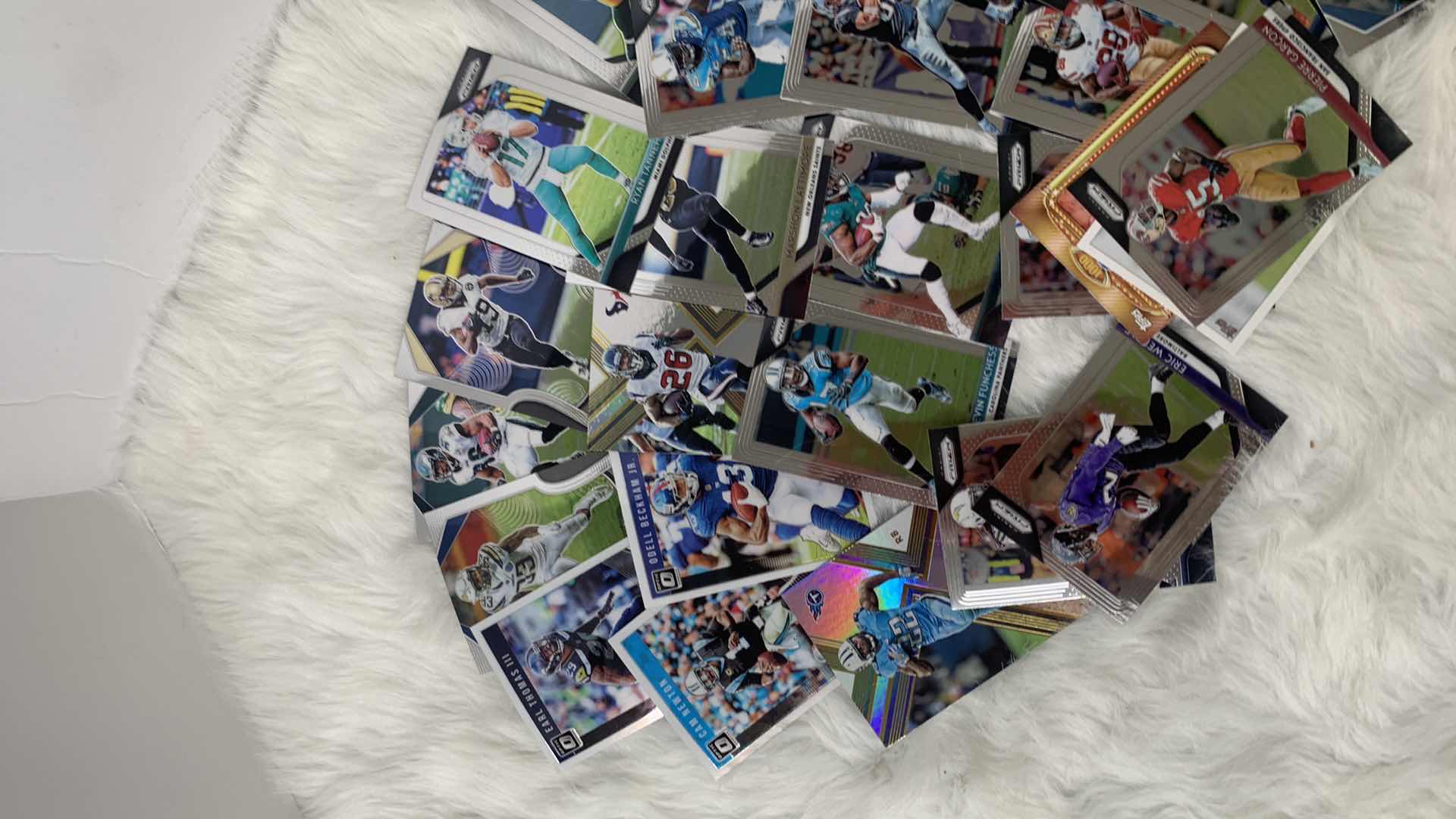 Photo 1 of STACK OF COLLECTIBLE FOOTBALL CARDS