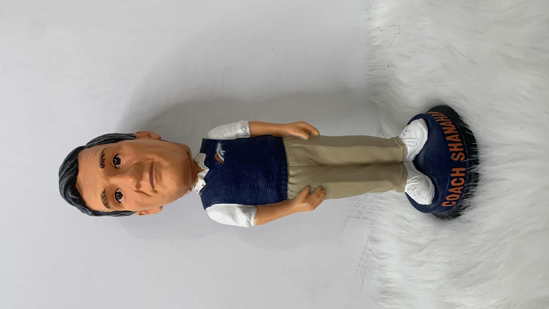 Photo 1 of NUMBERED COLLECTIBLE, LEGENDS OF THE FIELD COACH SHANAHAN DENVER BRONCOS BOBBLE HEAD
