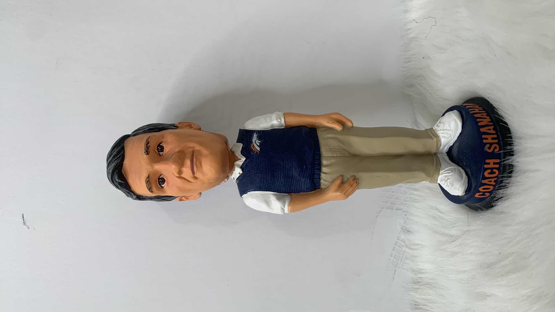 Photo 1 of NUMBERED COLLECTIBLE, LEGENDS OF THE FIELD COACH SHANAHAN DENVER BRONCOS BOBBLE HEAD