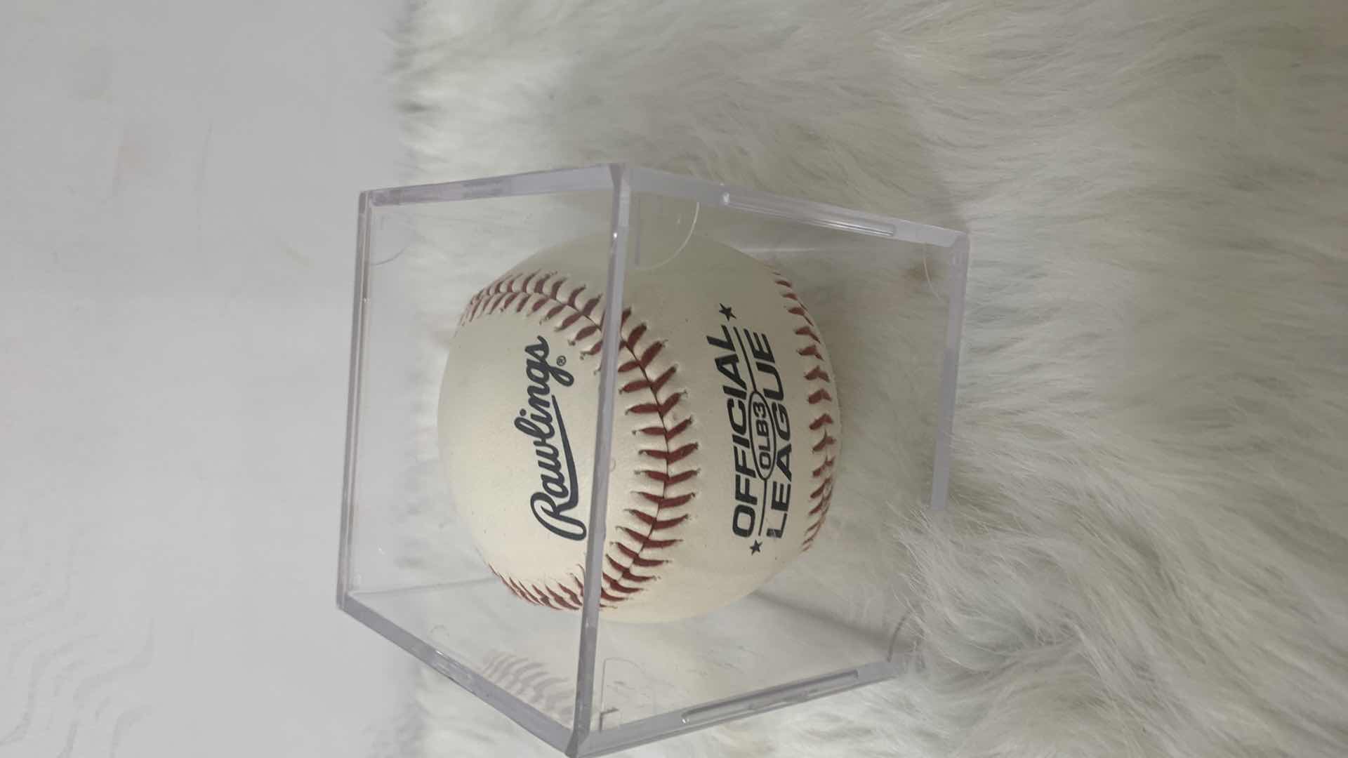 Photo 1 of COLLECTIBLE AUTOGRAPHED BASEBALL BRIAN GILES PADRES