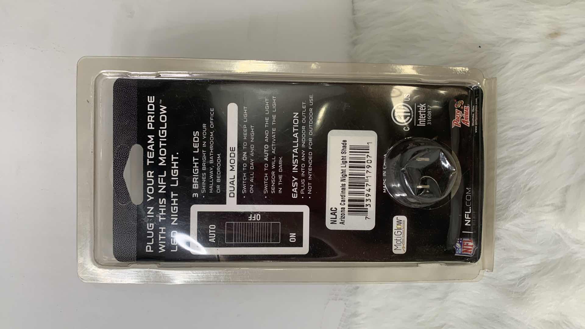 Photo 1 of MOTIGLOW LED NIGHT LIGHT ARIZONA CARDINALS