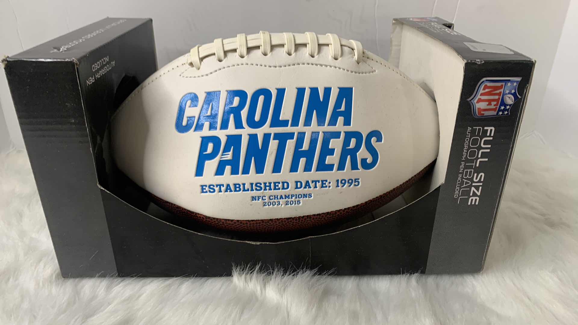 Photo 1 of CAROLINA PANTHERS FULL SIZE FOOTBALL