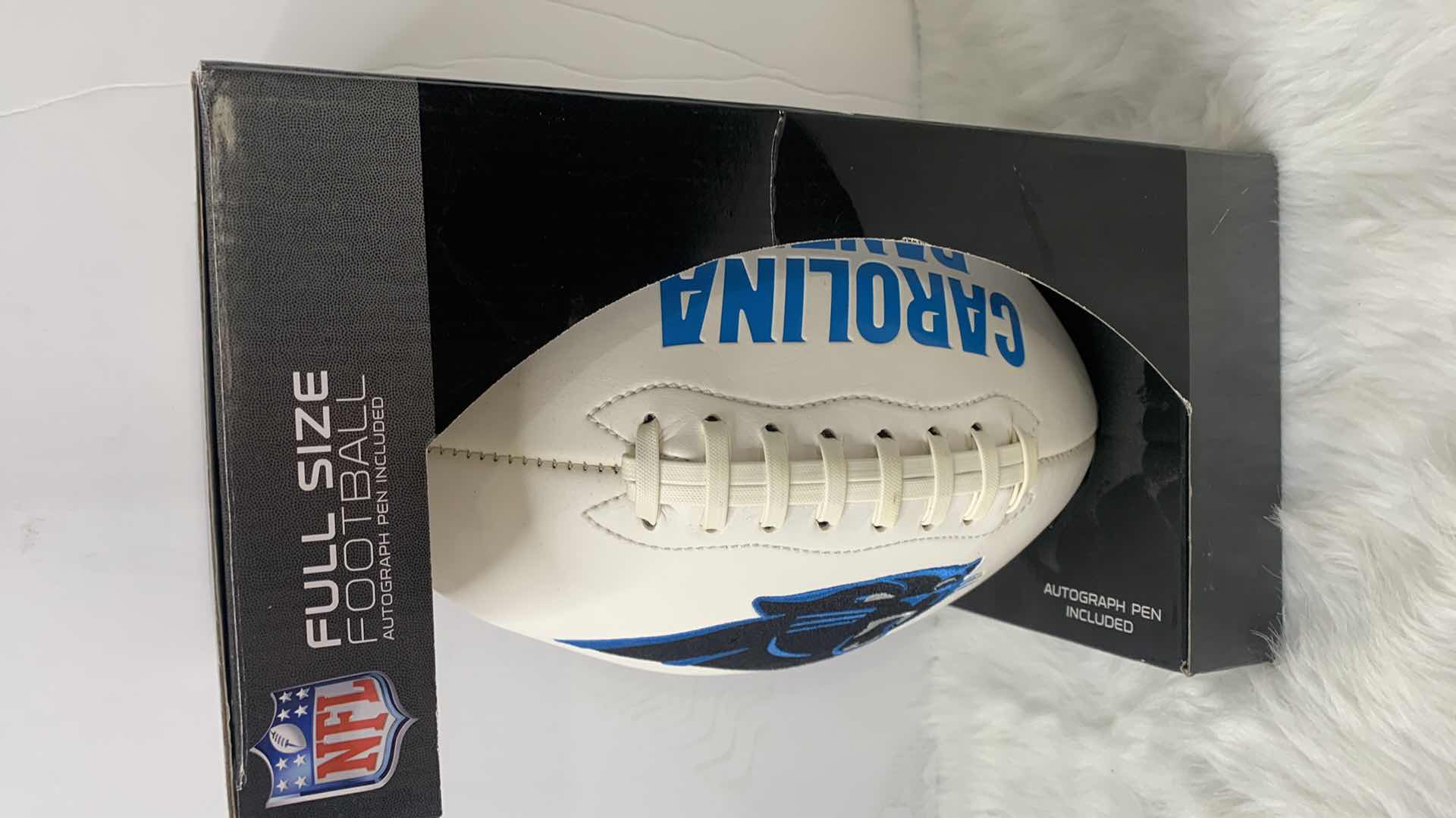 Photo 1 of CAROLINA PANTHERS FULL SIZE FOOTBALL