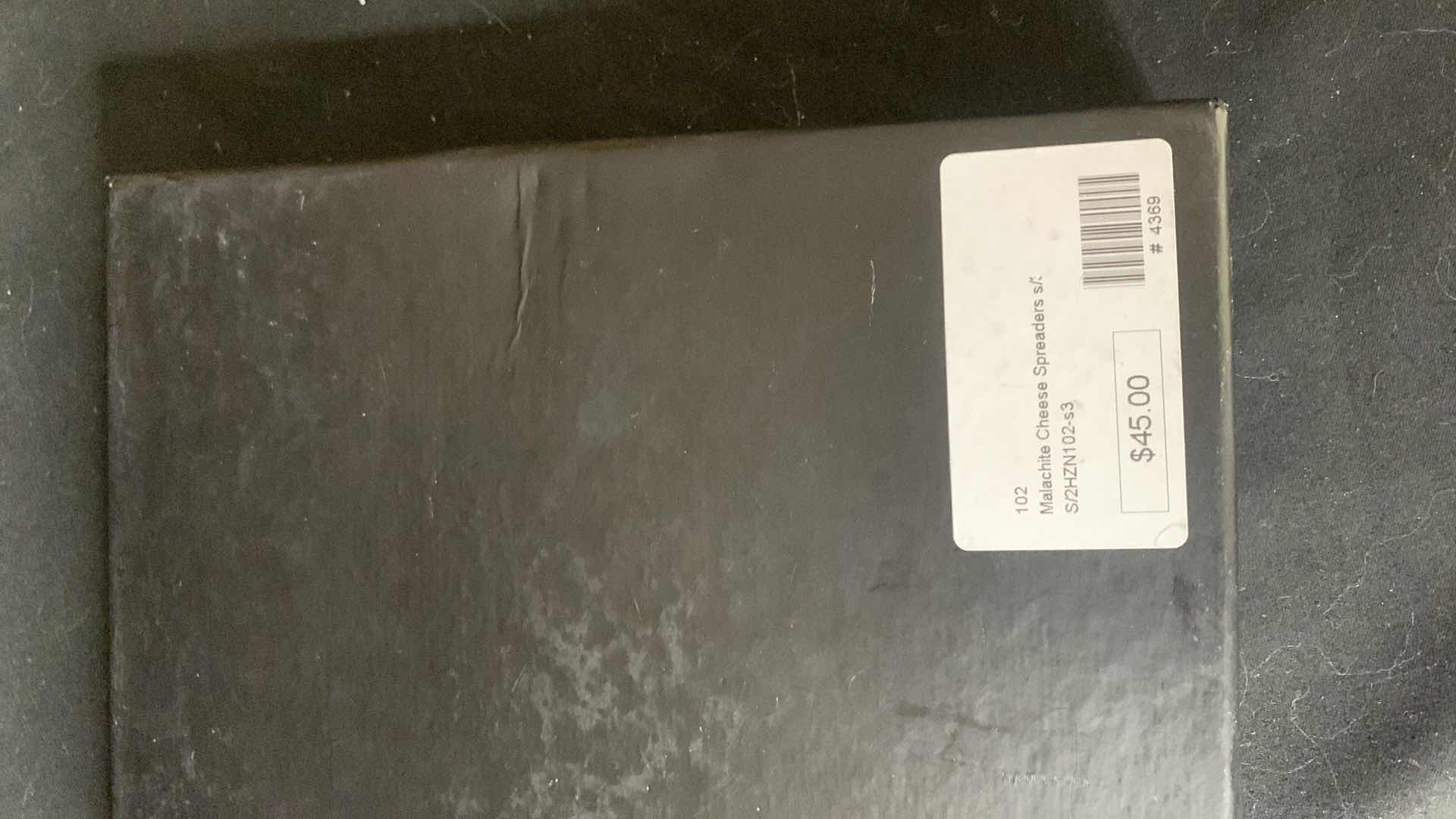 Photo 1 of MALACHITE CHEESE SPREADERS MSRP $45