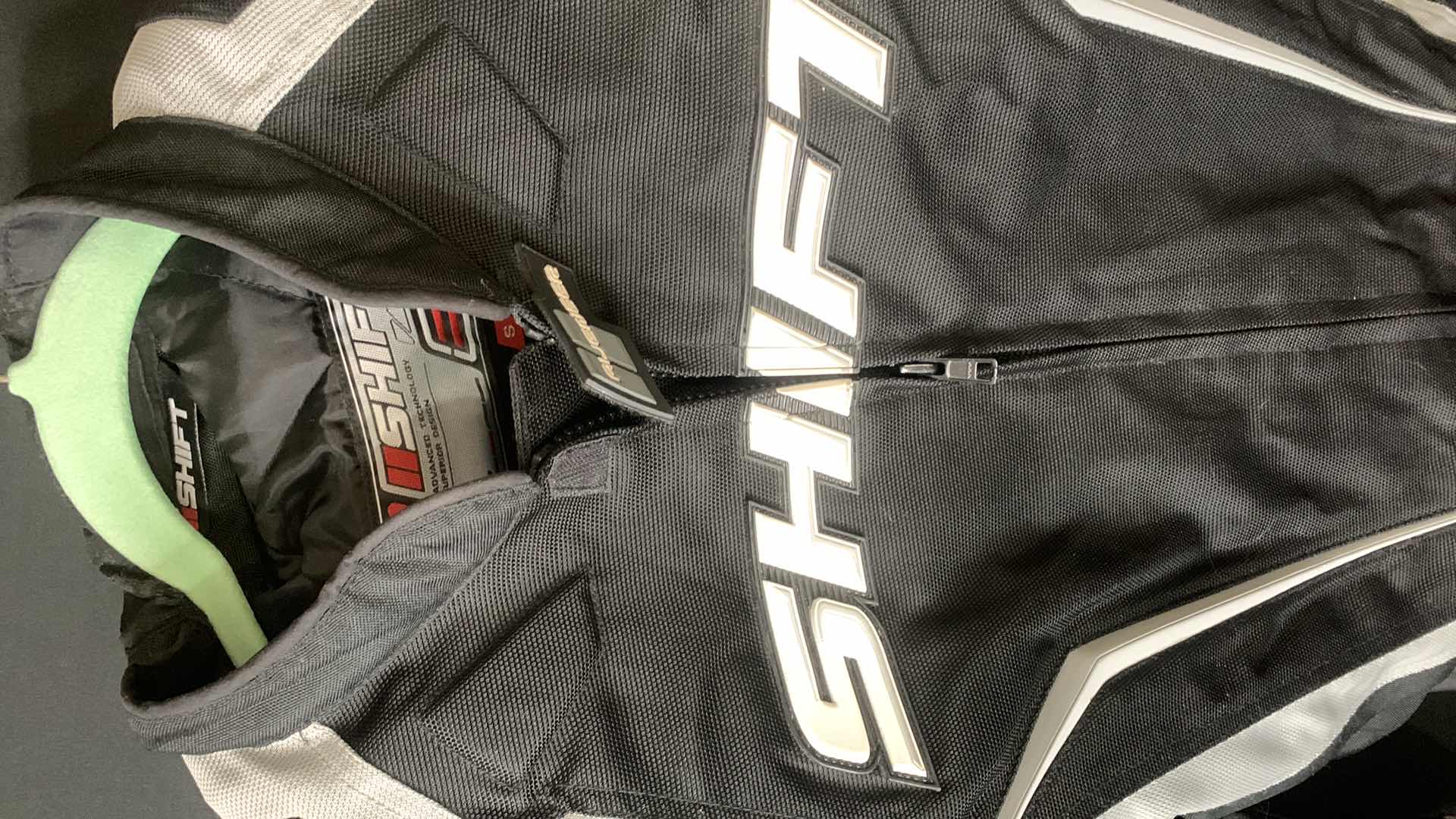Photo 1 of SHIFT ADVANCED TECHNOLOGY PADDED MOTORCYCLE JACKET SIZE SMALL