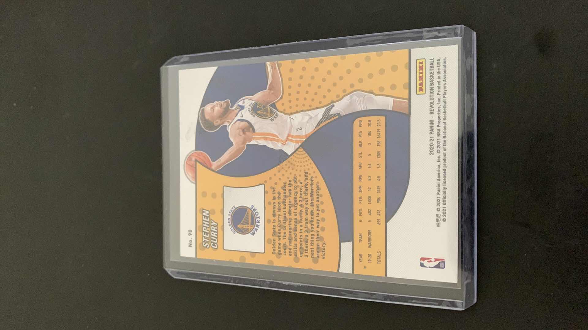 Photo 1 of 2021 PANINI STEPHEN CURRY WARRIORS CARD