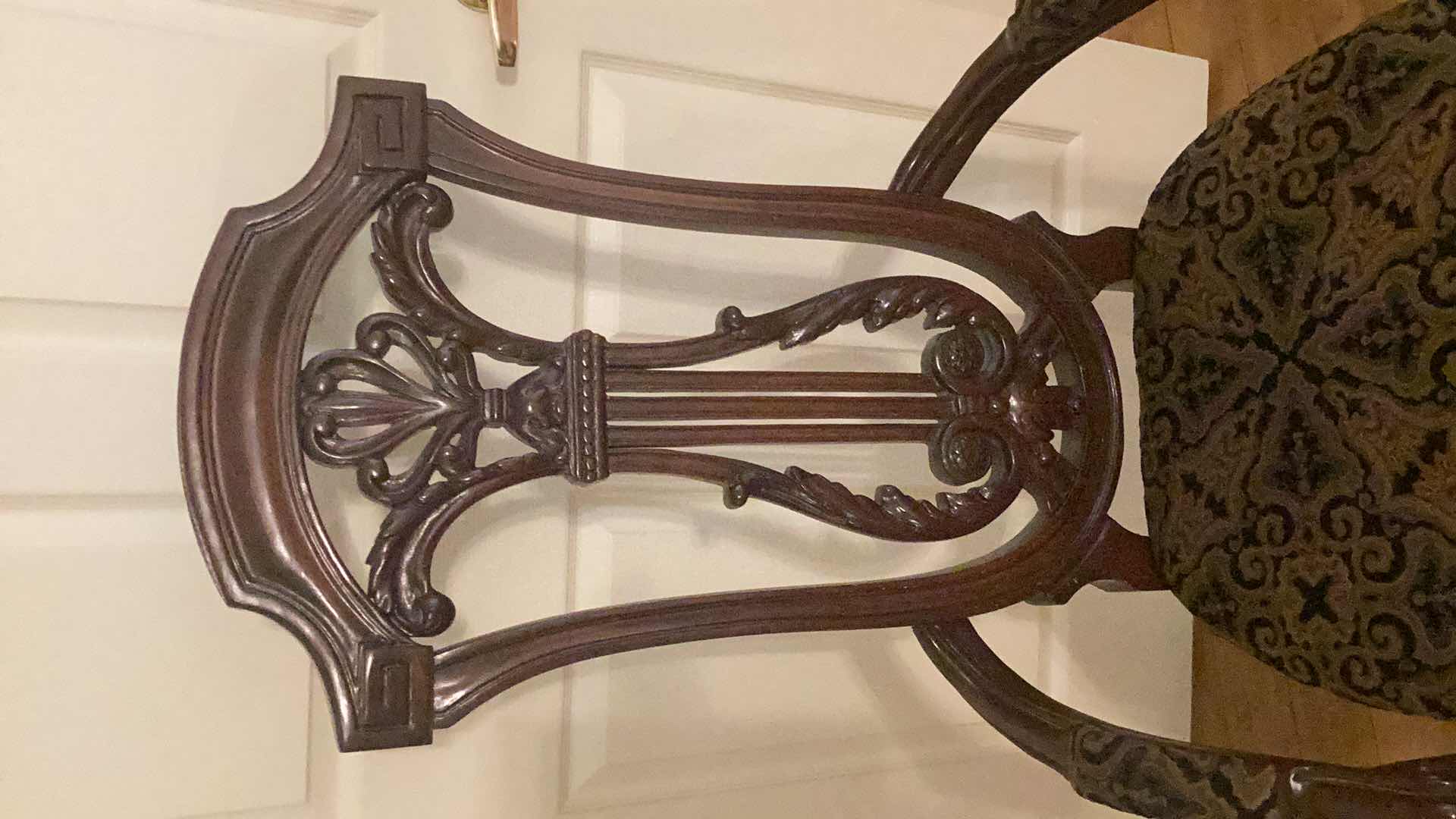 Photo 1 of ANTIQUE CARVED WOOD CHAIR