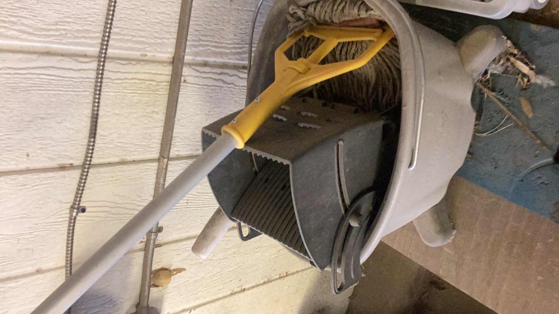 Photo 1 of CLEANING BUCKET WITH MOP