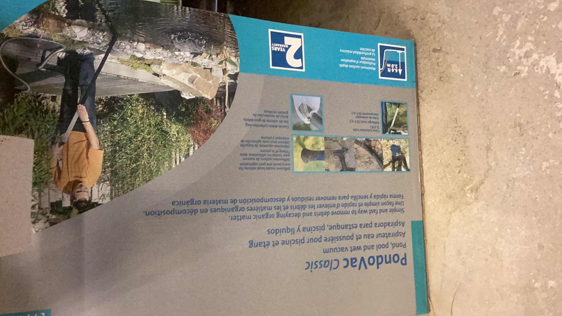 Photo 1 of PONDOVAC CLASSIC SHOP VACUUM NEVER USED