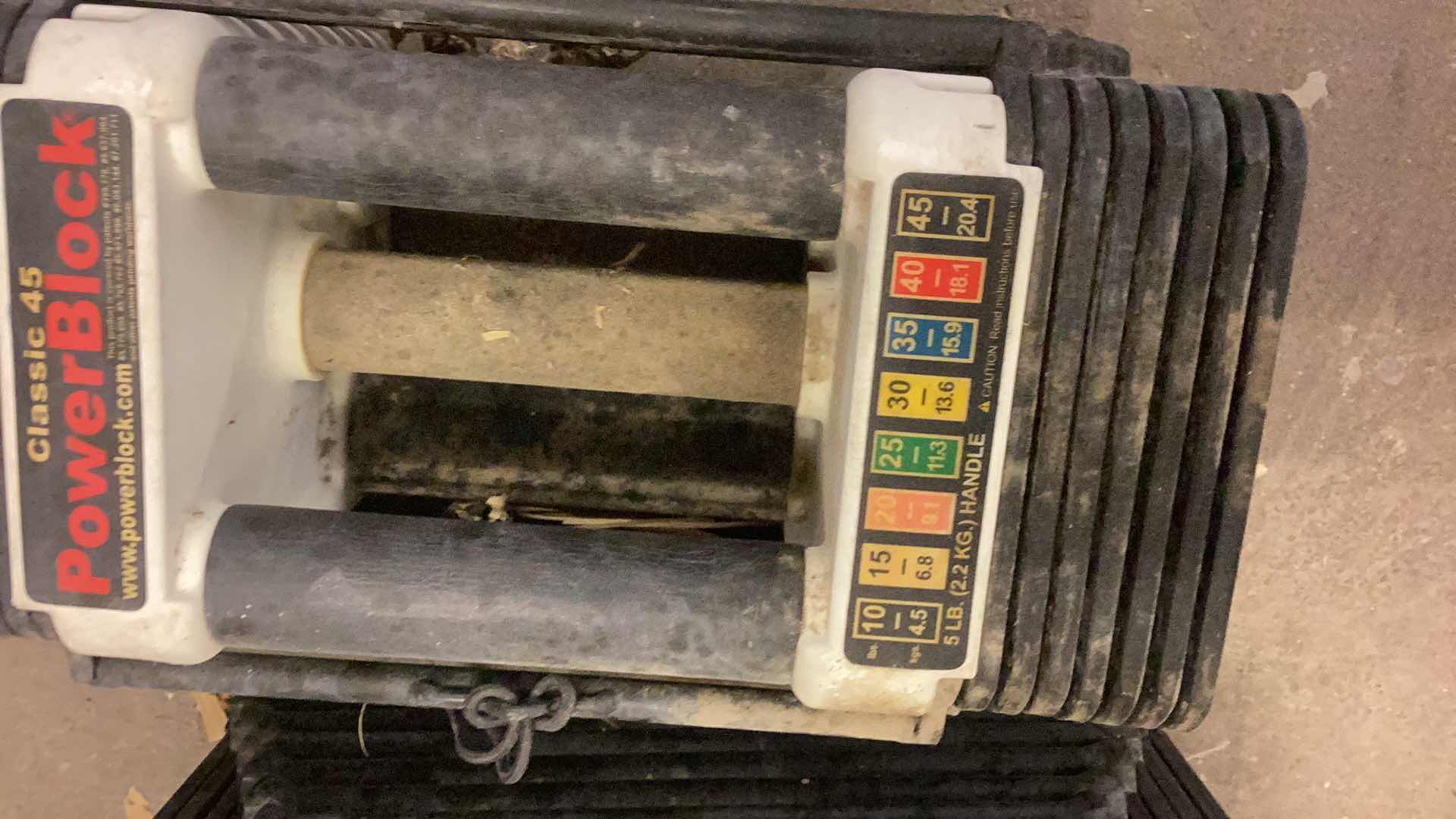 Photo 1 of PAIR OF POWERBLOCK DUMBELL WEIGHTS