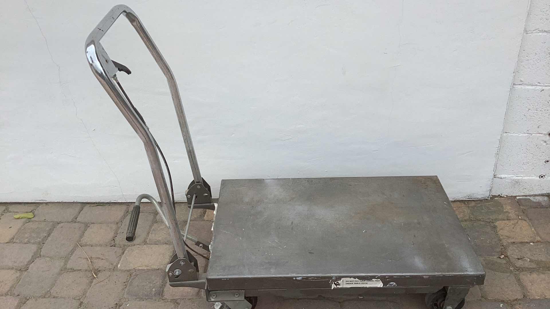 Photo 1 of HEAVY DUTY STEEL CART WITH HAND BRAKE