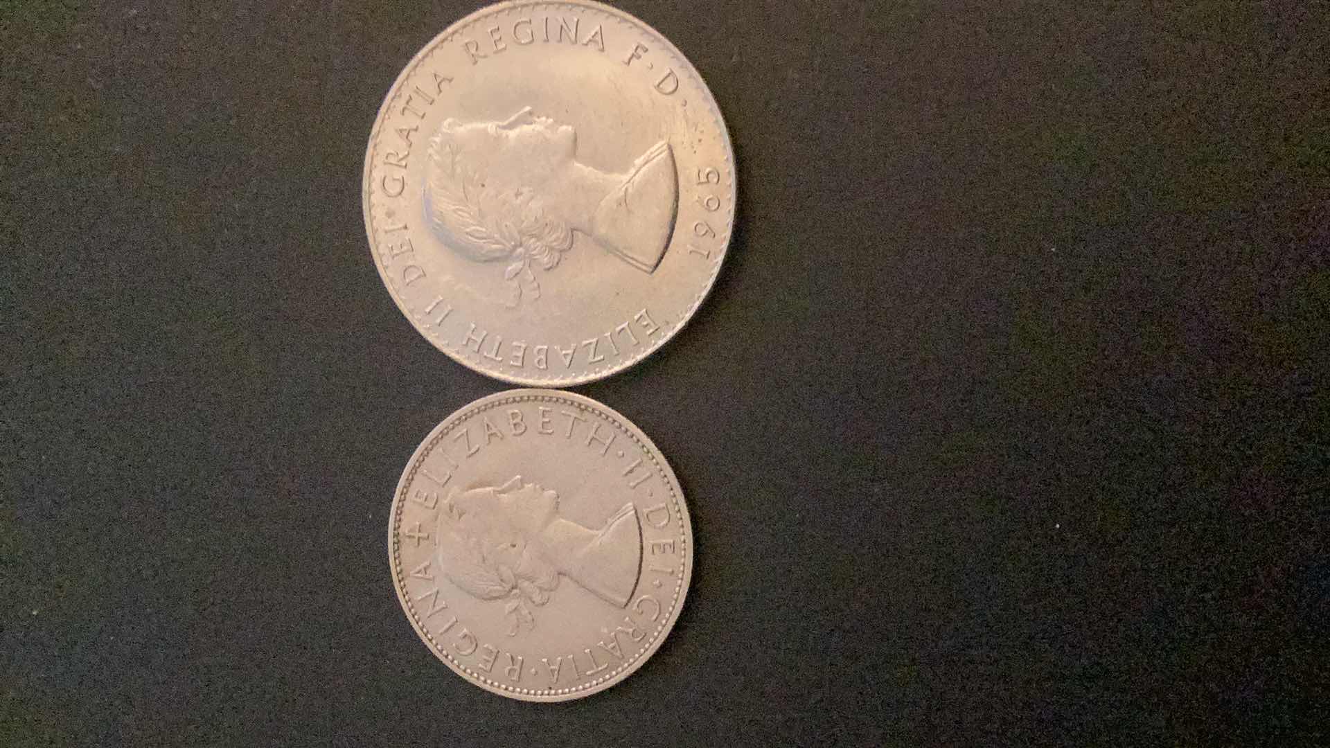 Photo 1 of GREAT BRITAIN 1965, 1967 COINS