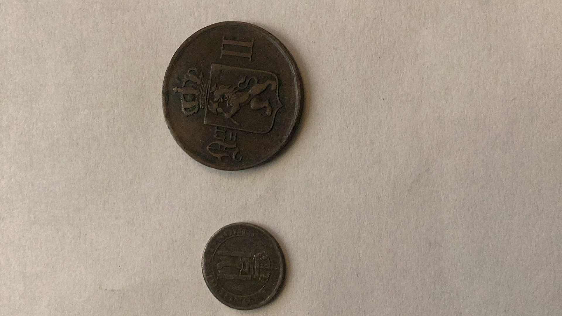 Photo 1 of NORWAY 1876,1919 COINS