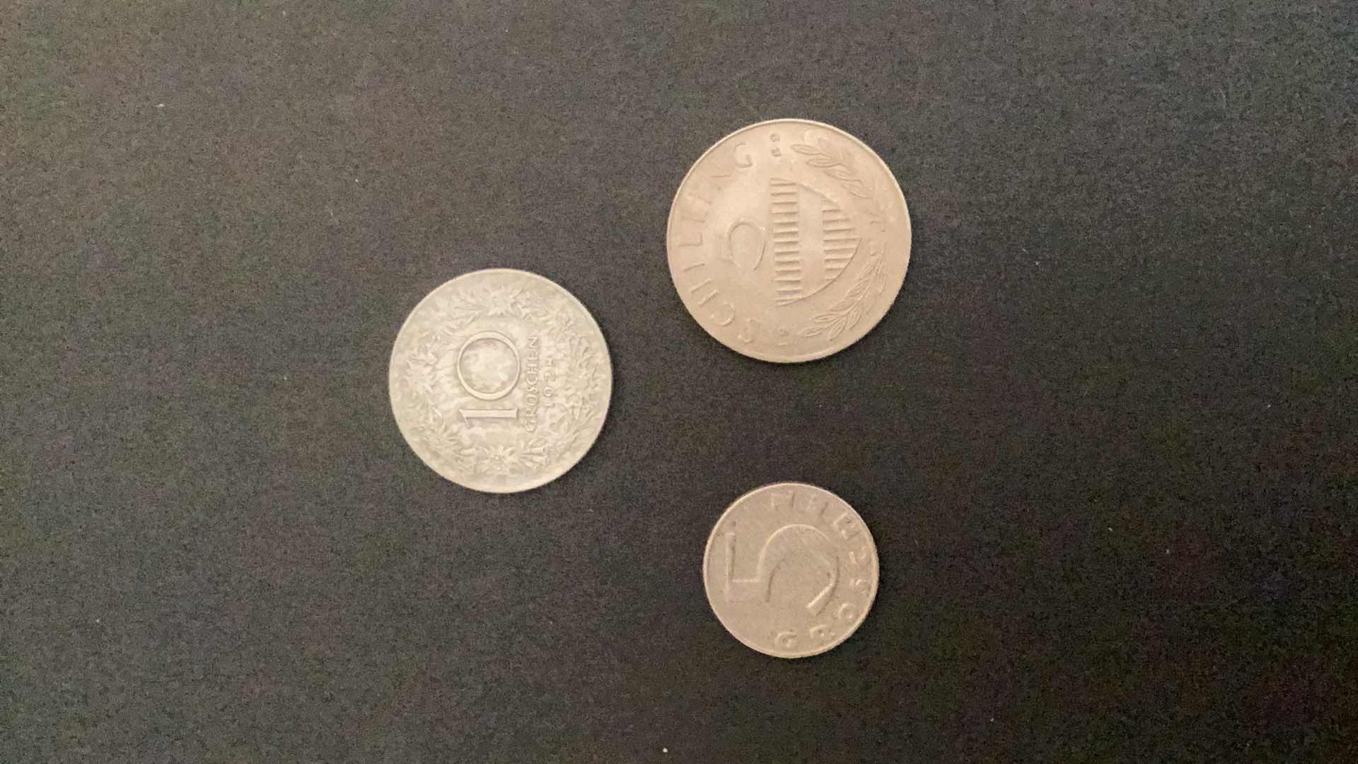 Photo 1 of AUSTRIA 1928,1931,1969 COINS
