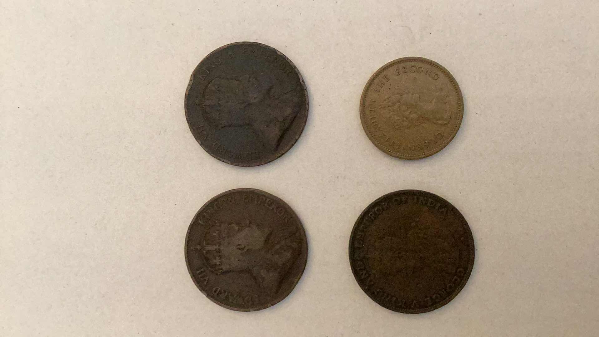 Photo 1 of HONG KONG 1903,1905,1924,1977COINS