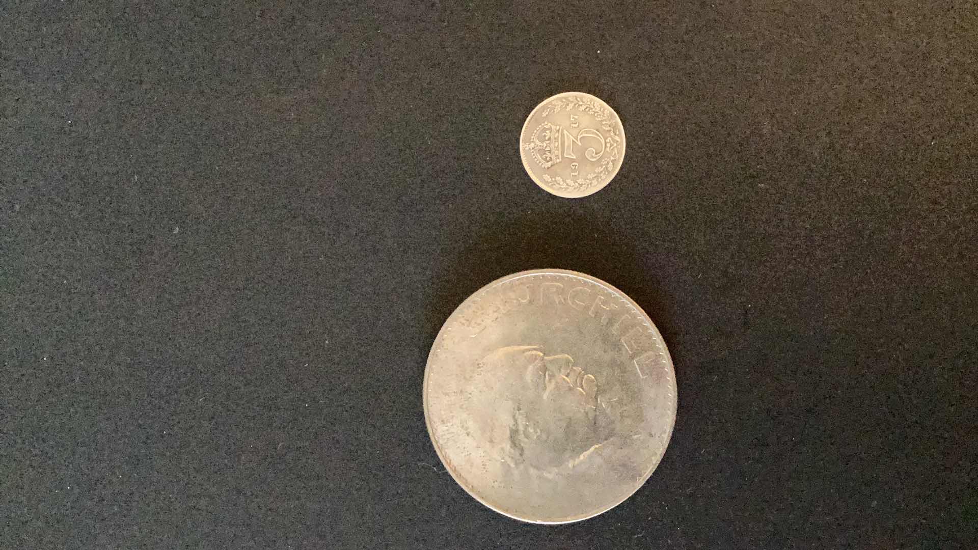 Photo 1 of GREAT BRITAIN 1917,1965 COINS