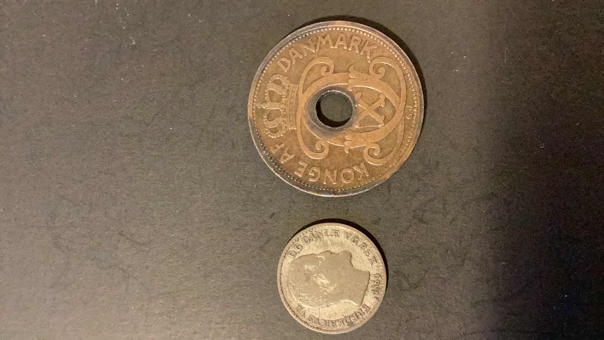 Photo 1 of DENMARK 1854,1927 COINS