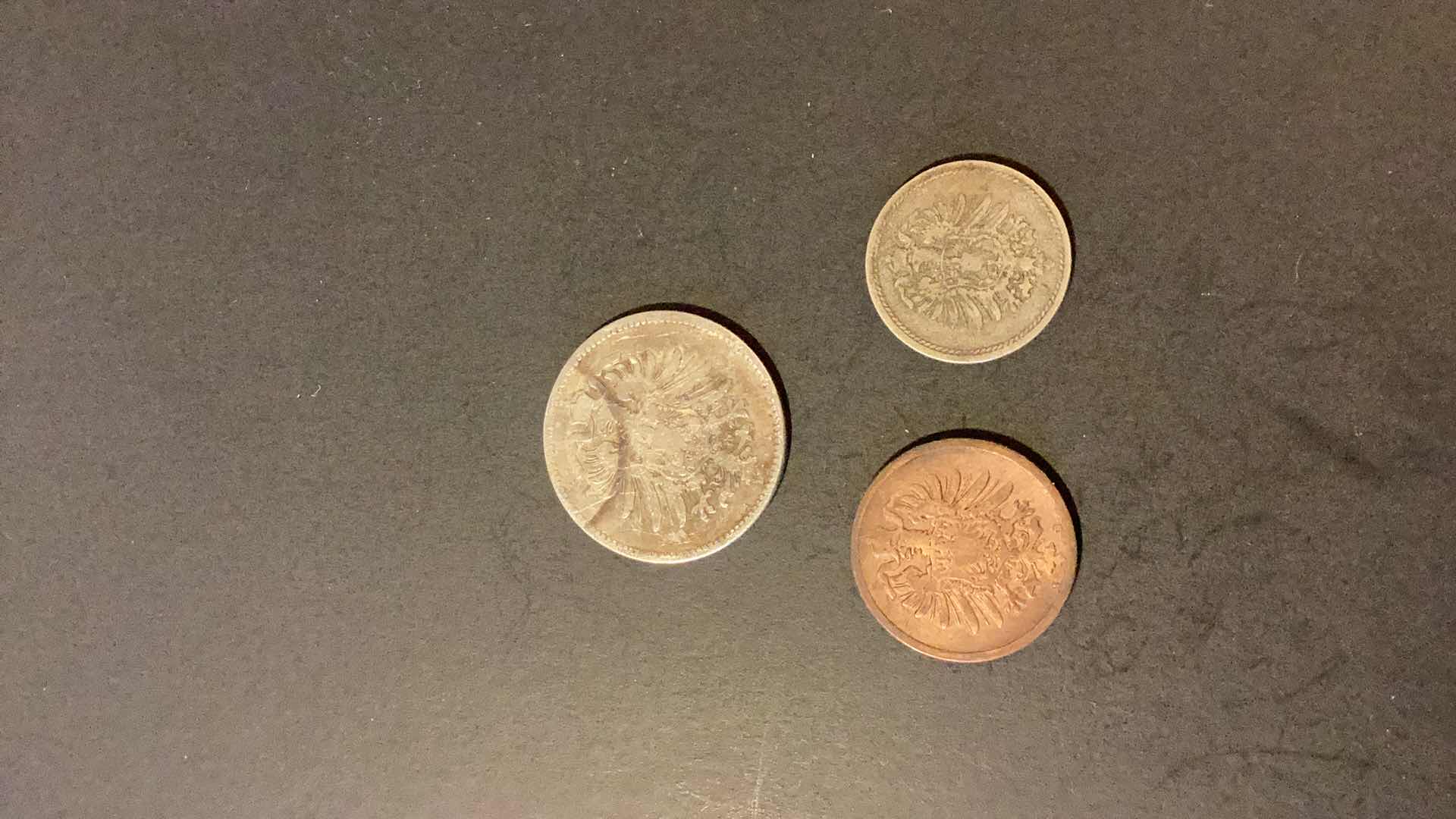 Photo 2 of GERMANY 1875 3COINS