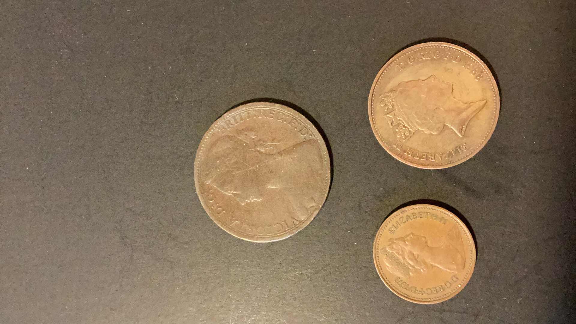 Photo 1 of GREAT BRITAIN 1876,1971,1988 COINS