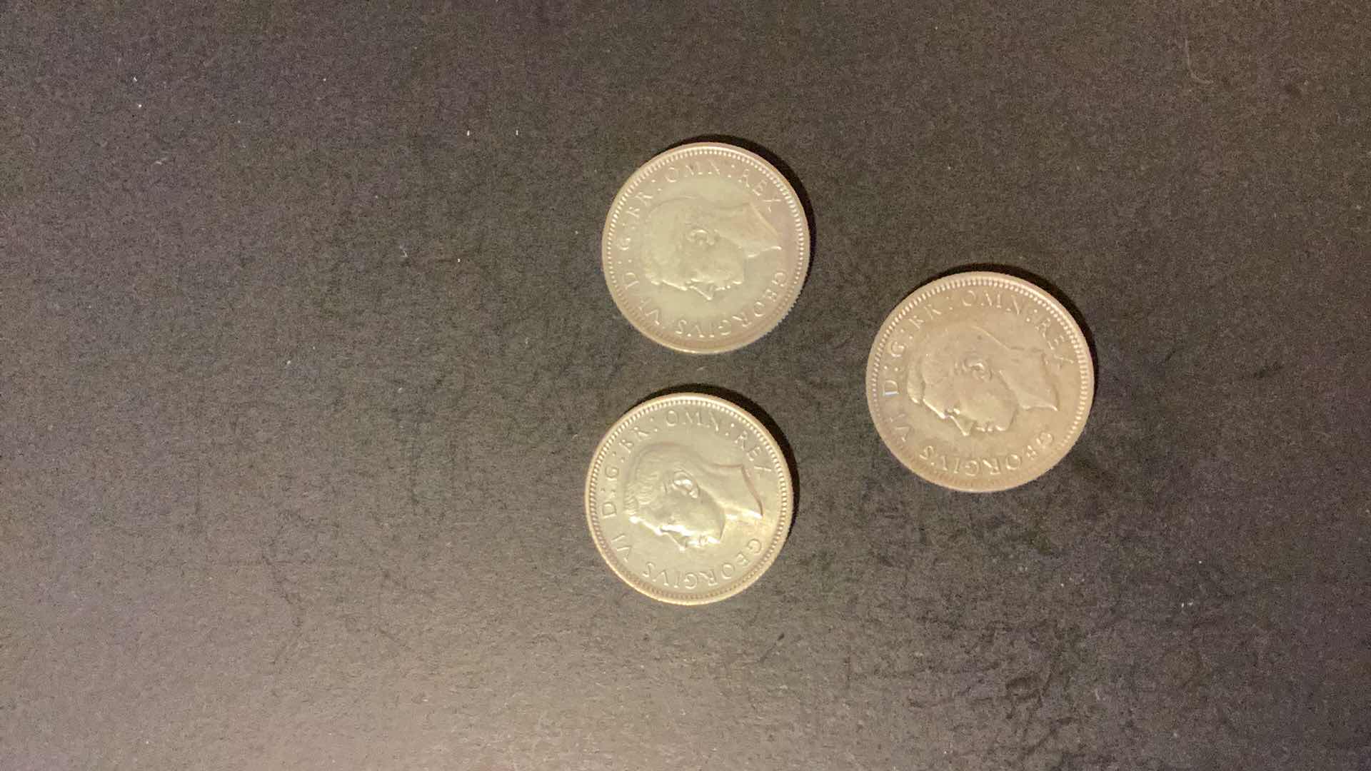 Photo 1 of GREAT BRITAIN 1944 6PENCE COINS