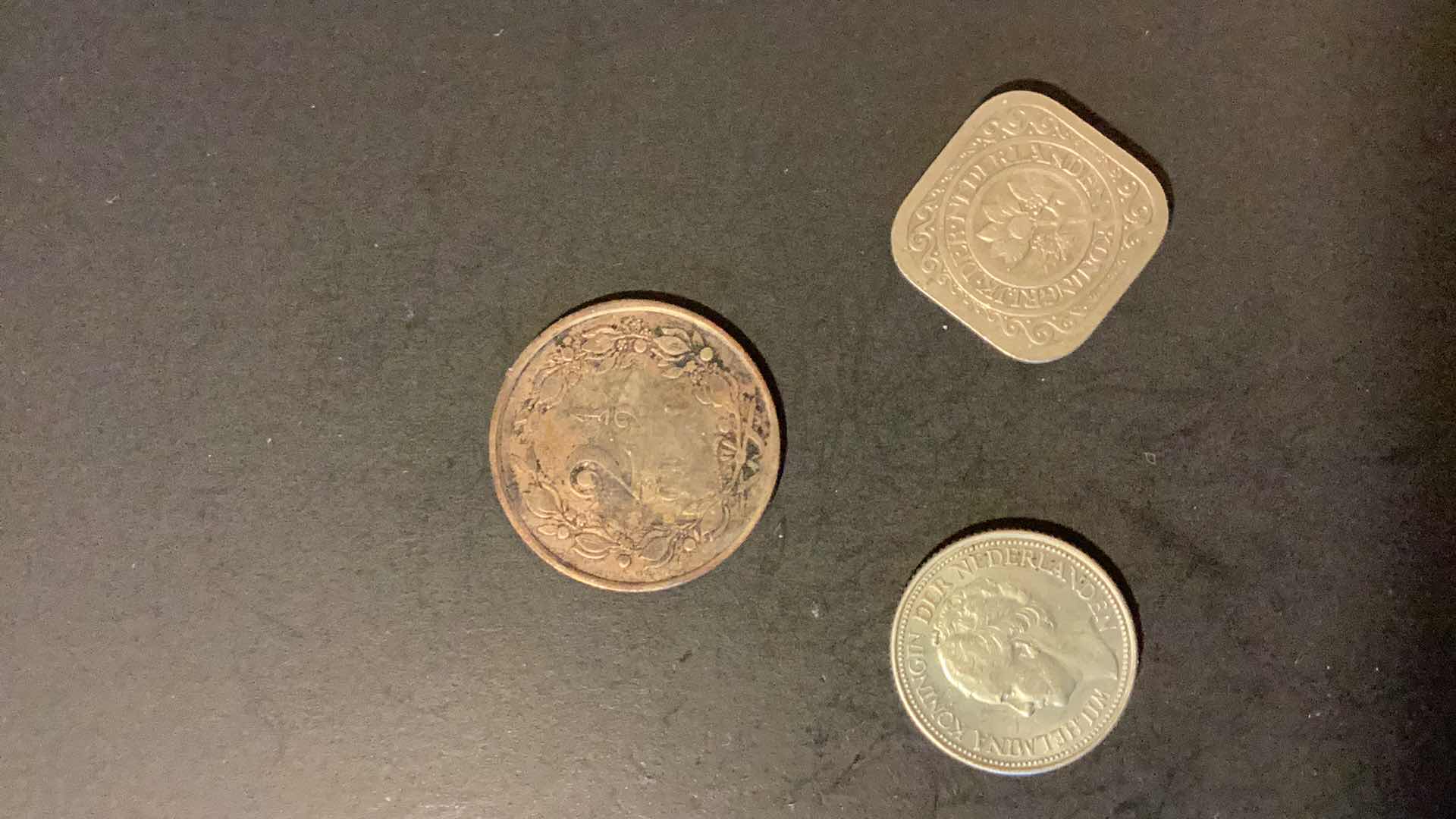 Photo 1 of NETHERLANDS 1881,1939,1941 COINS