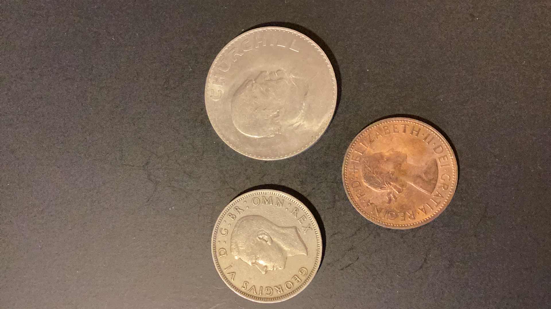 Photo 1 of GREAT BRITAIN 1947,1965,1967 COINS