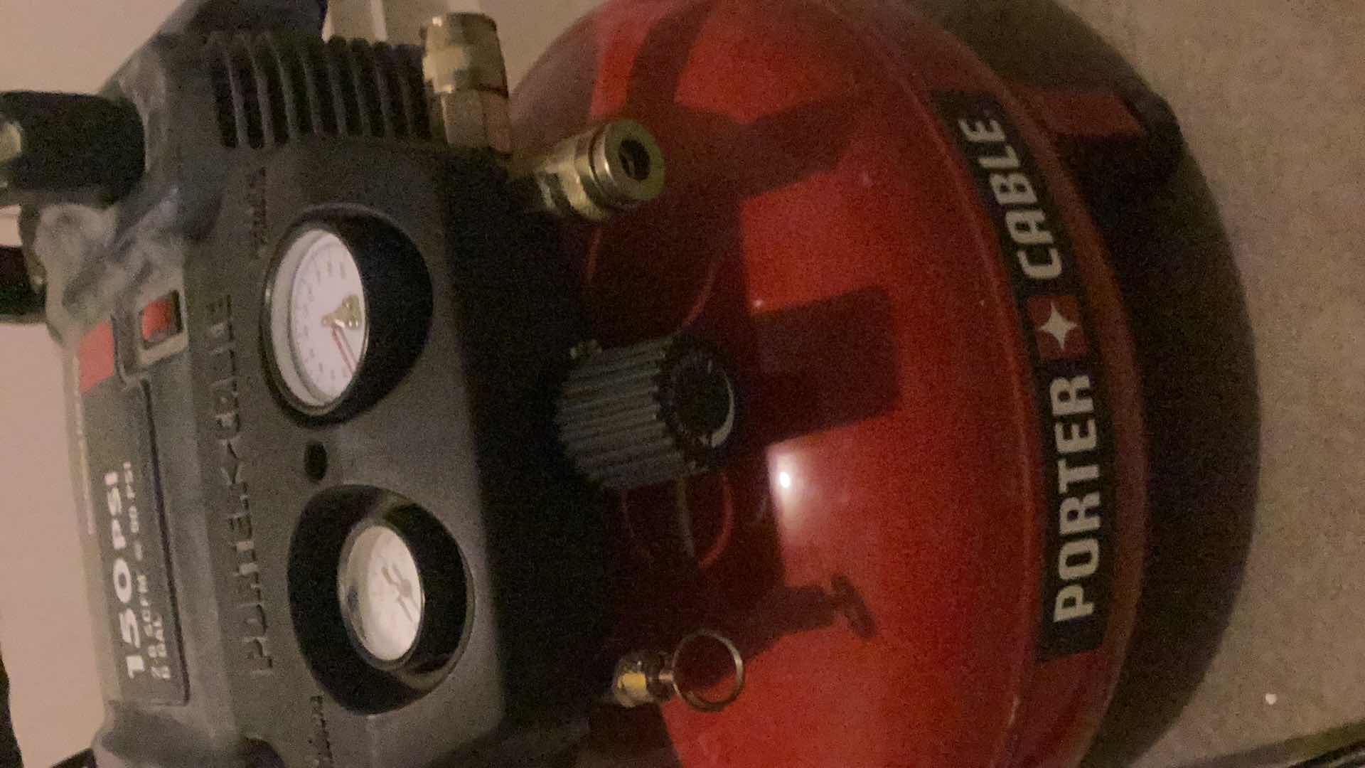 Photo 1 of PORTER CABLE 150 PSI MAINTENANCE FREE AIR PUMP