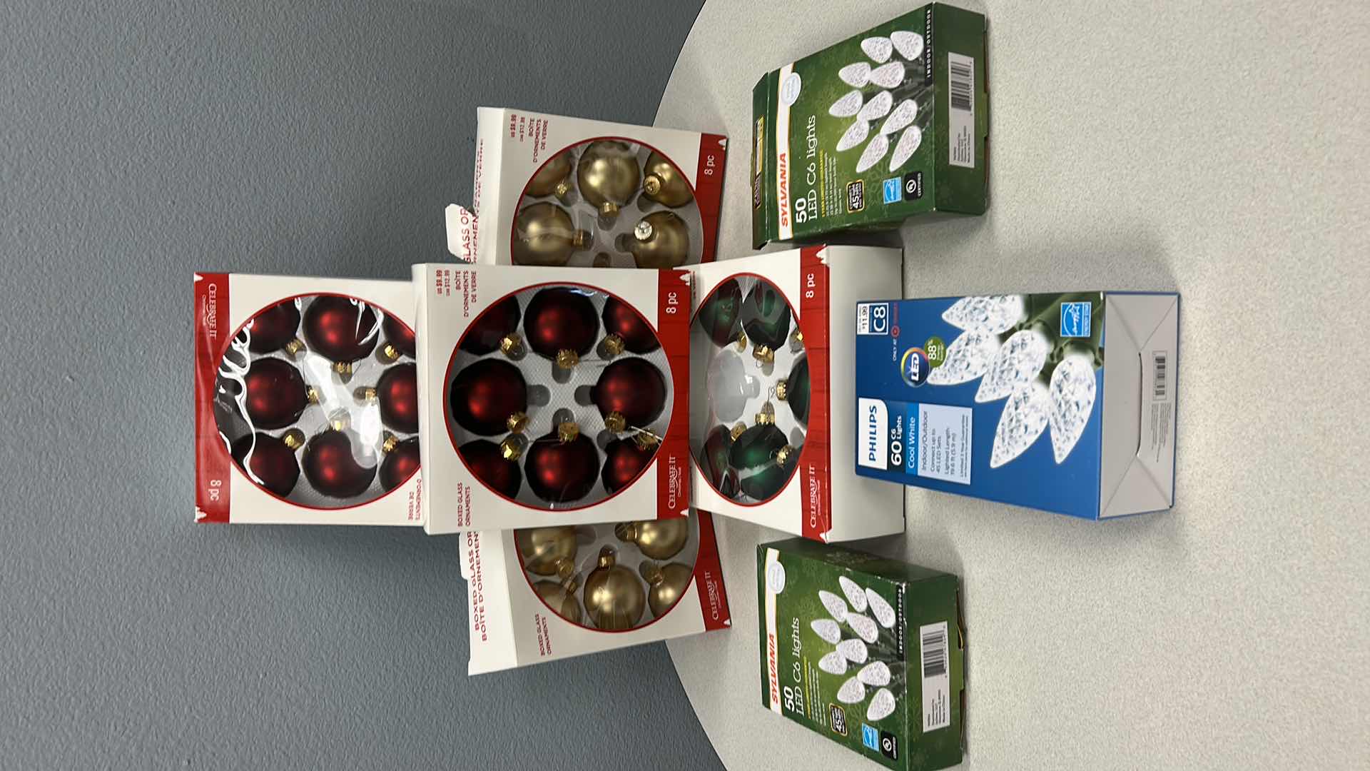 Photo 1 of CHRISTMAS ORNAMENTS AND BULBS