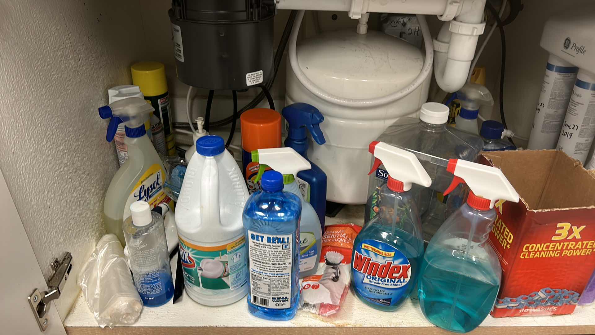 Photo 1 of CLEANING SUPPLIES (DOES NOT INCLUDE ANY SINK HARDWARE OR OSMOSIS)