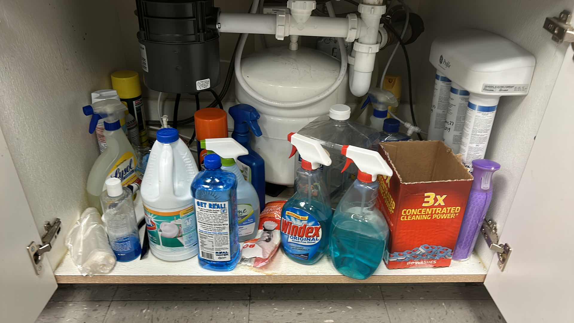 Photo 1 of CLEANING SUPPLIES (DOES NOT INCLUDE ANY SINK HARDWARE OR OSMOSIS)