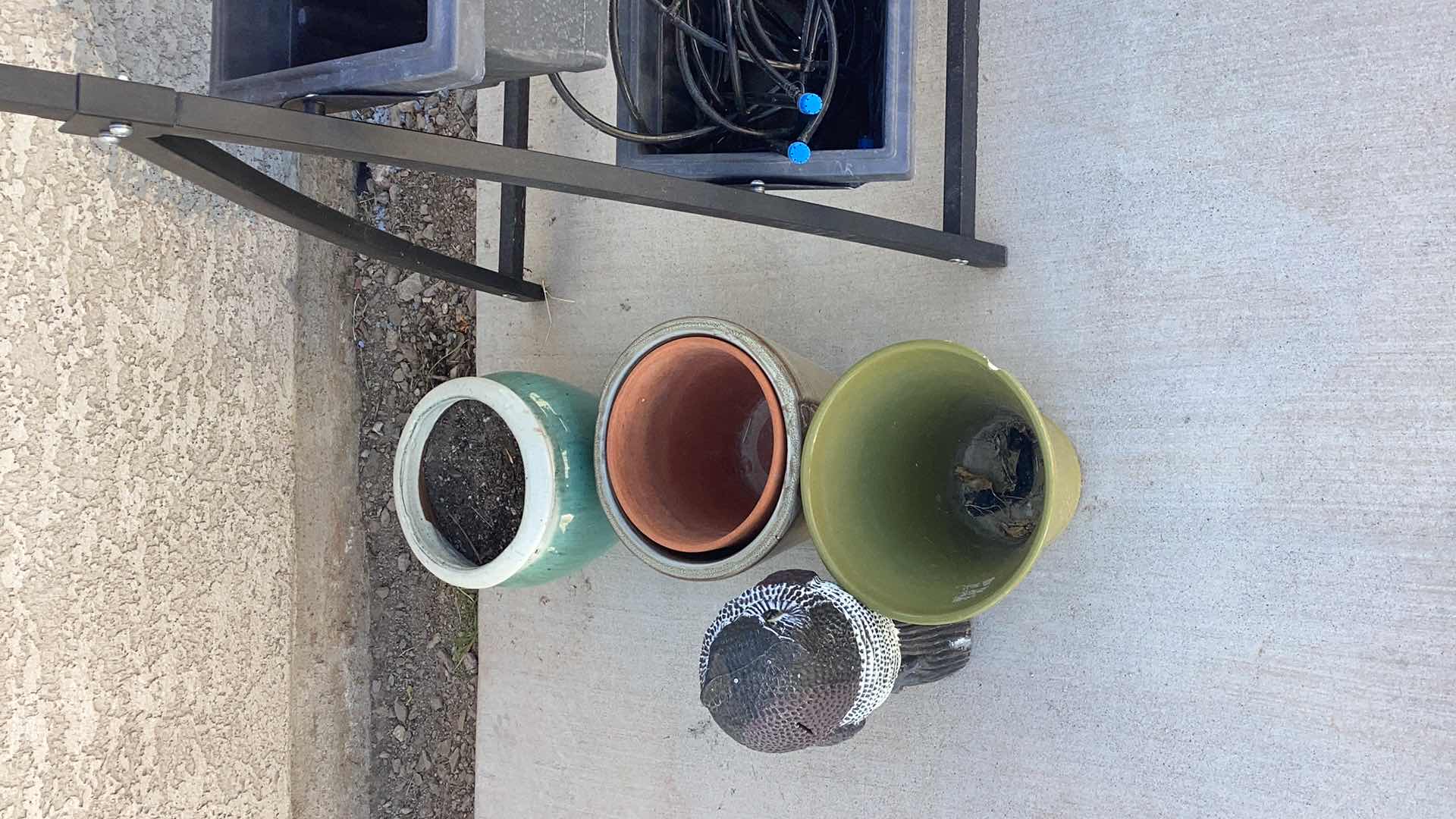 Photo 1 of FOUR TIER GARDEN STAND WITH POTS AND IRRIGATION 30” X 60”