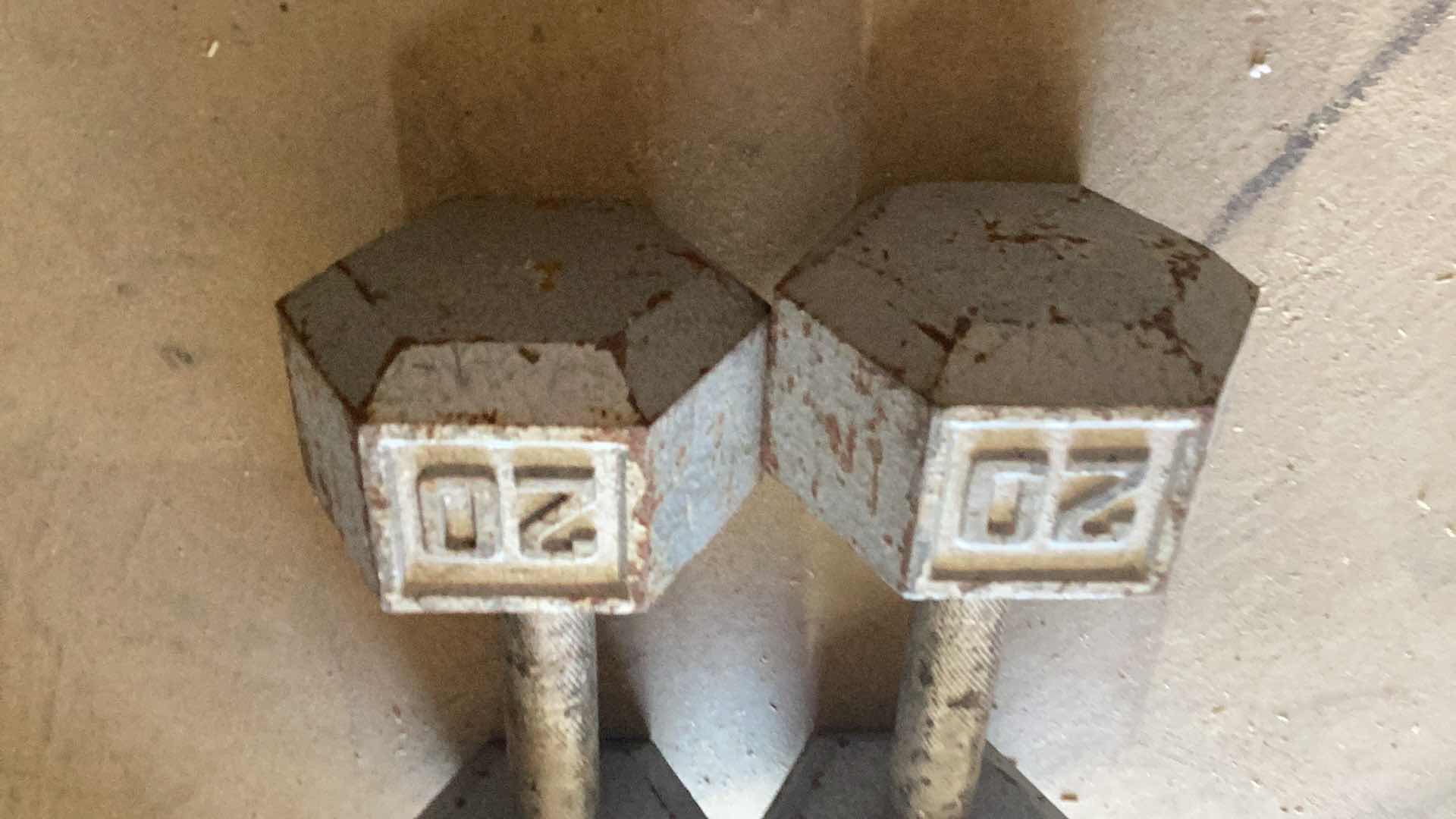 Photo 2 of 2 TWENTY POND DUMBELLS