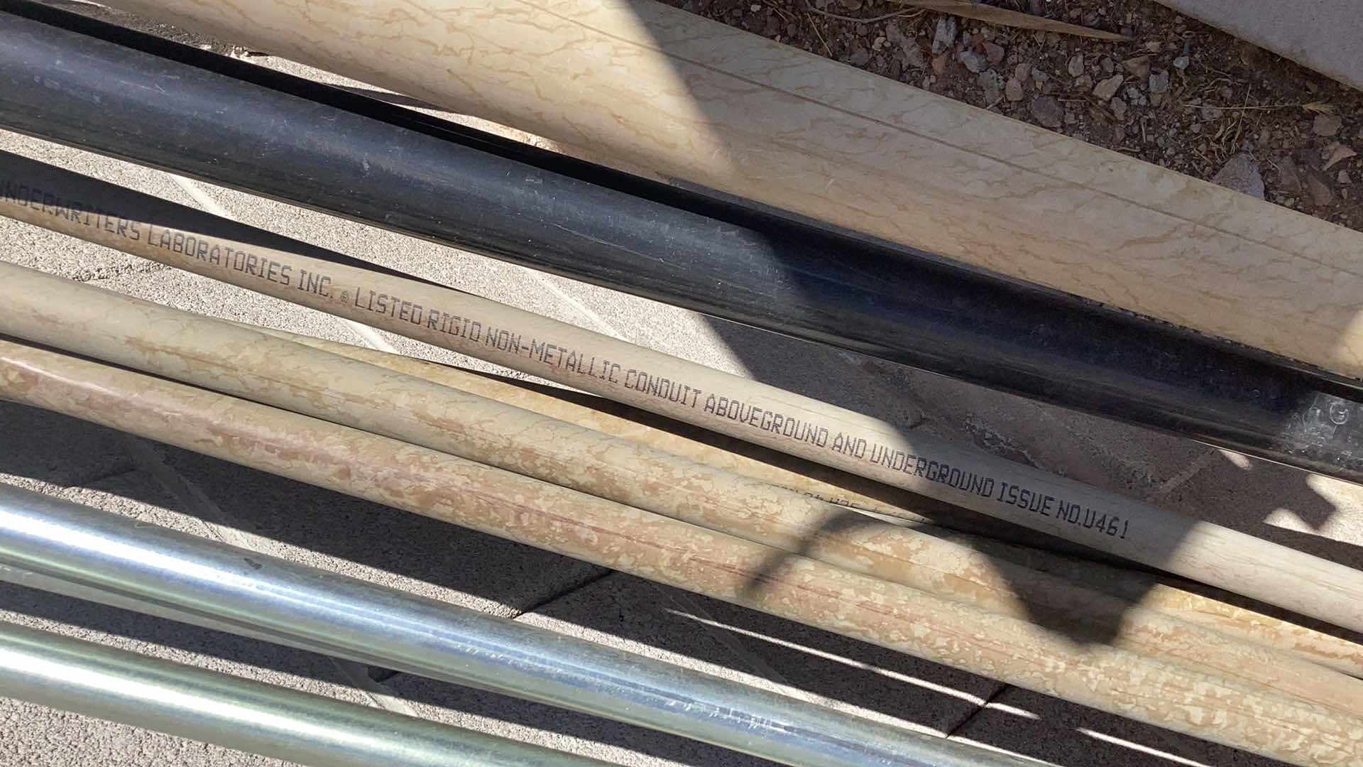 Photo 4 of METAL CONDUIT, PVC PIPE, AND PLASTIC IRRIGATION PIPES