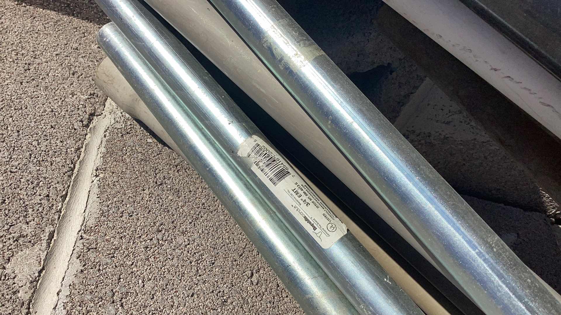 Photo 3 of METAL CONDUIT, PVC PIPE, AND PLASTIC IRRIGATION PIPES