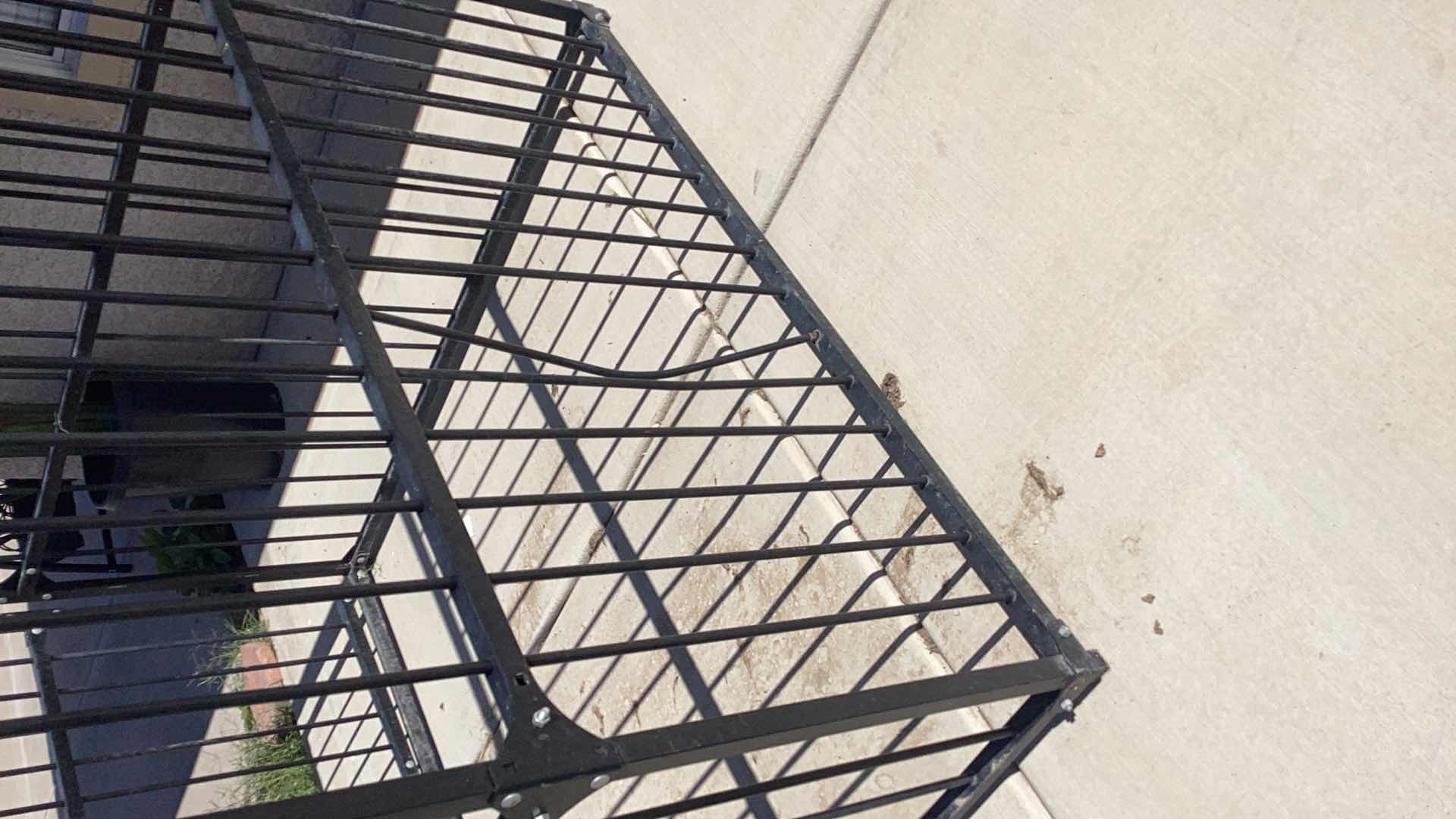 Photo 4 of LARGE METAL DOG CAGE 62” X 62” H 60”