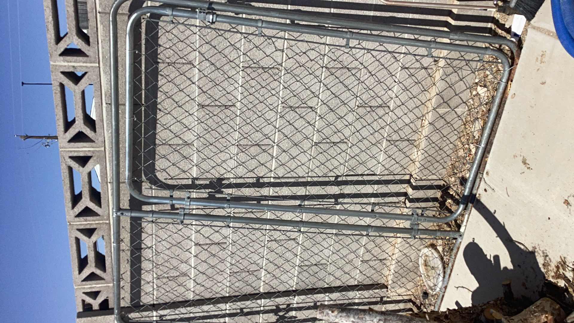 Photo 1 of CHAIN LINK GATE SECTION 110” X 72”