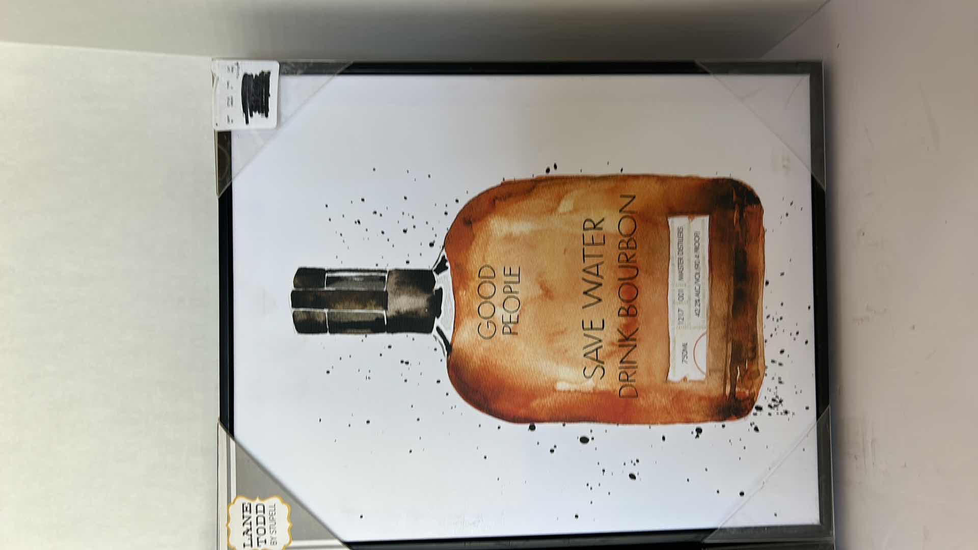 Photo 1 of TWO STRETCHED CANVAS BRANDY WHISKEY 16” x 24” ARTWORK