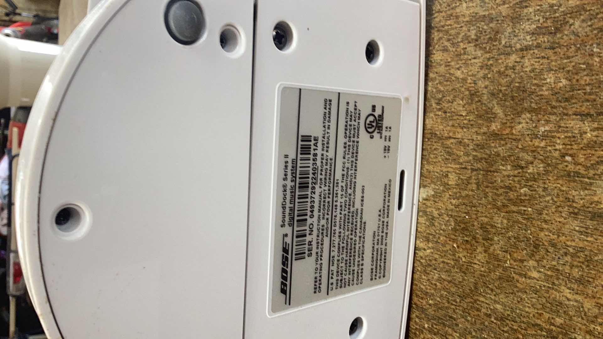 Photo 1 of BOSE SOUNDDOCK SERIES 2 NO POWER ADAPTER