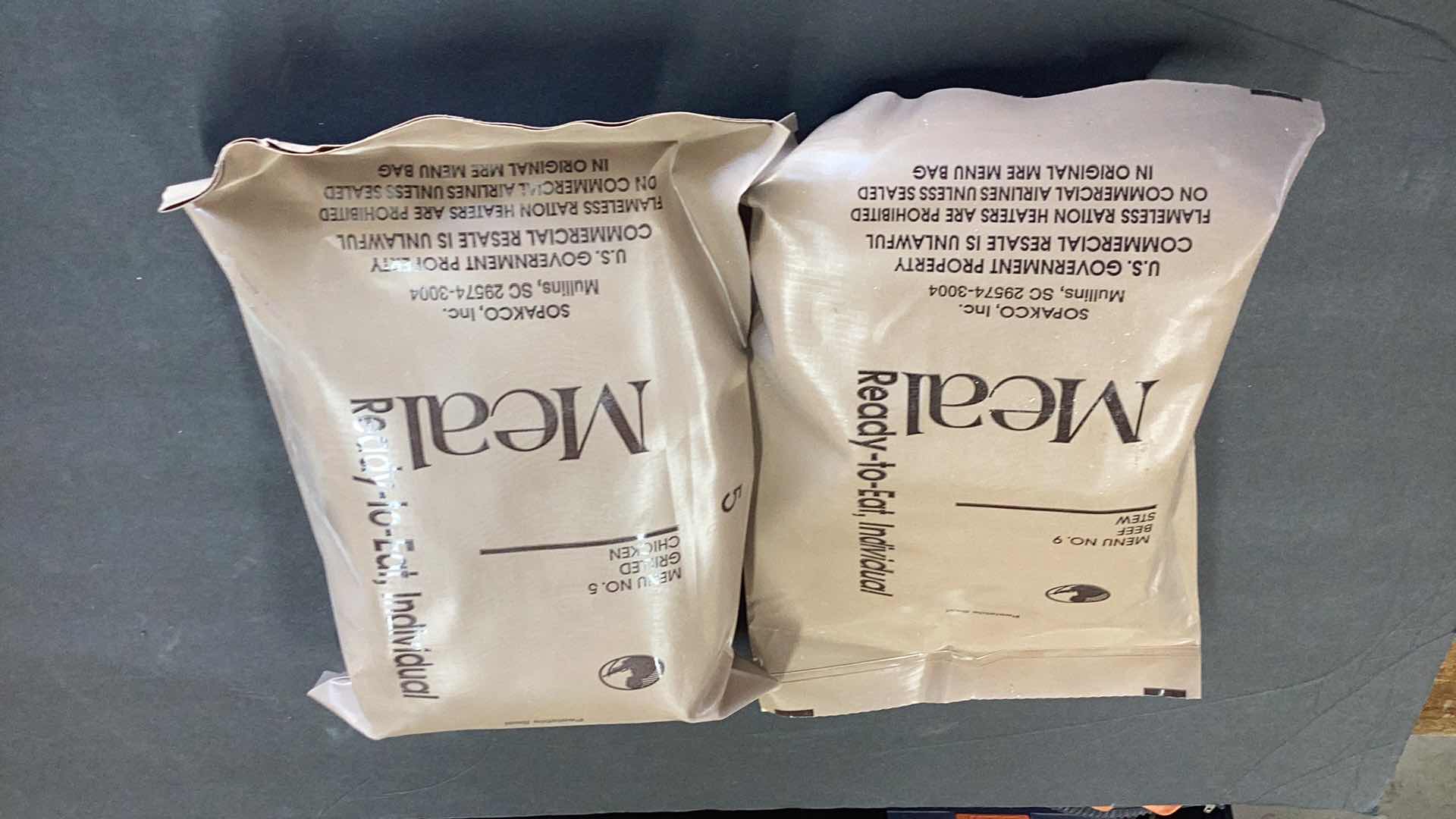 Photo 1 of MILITARY FREEZE DRIED FOOD