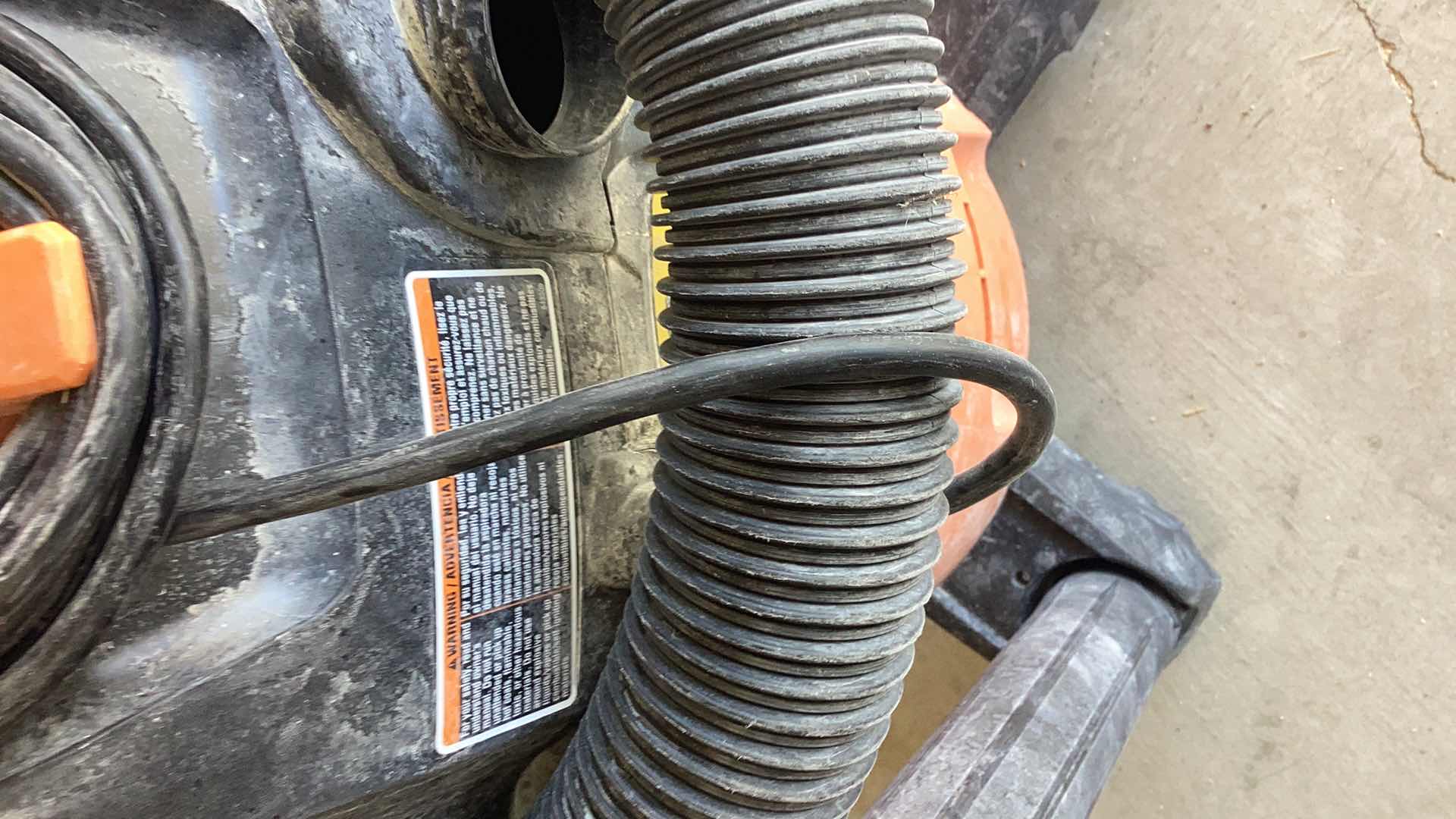 Photo 1 of RIGID SHOP VACUUM