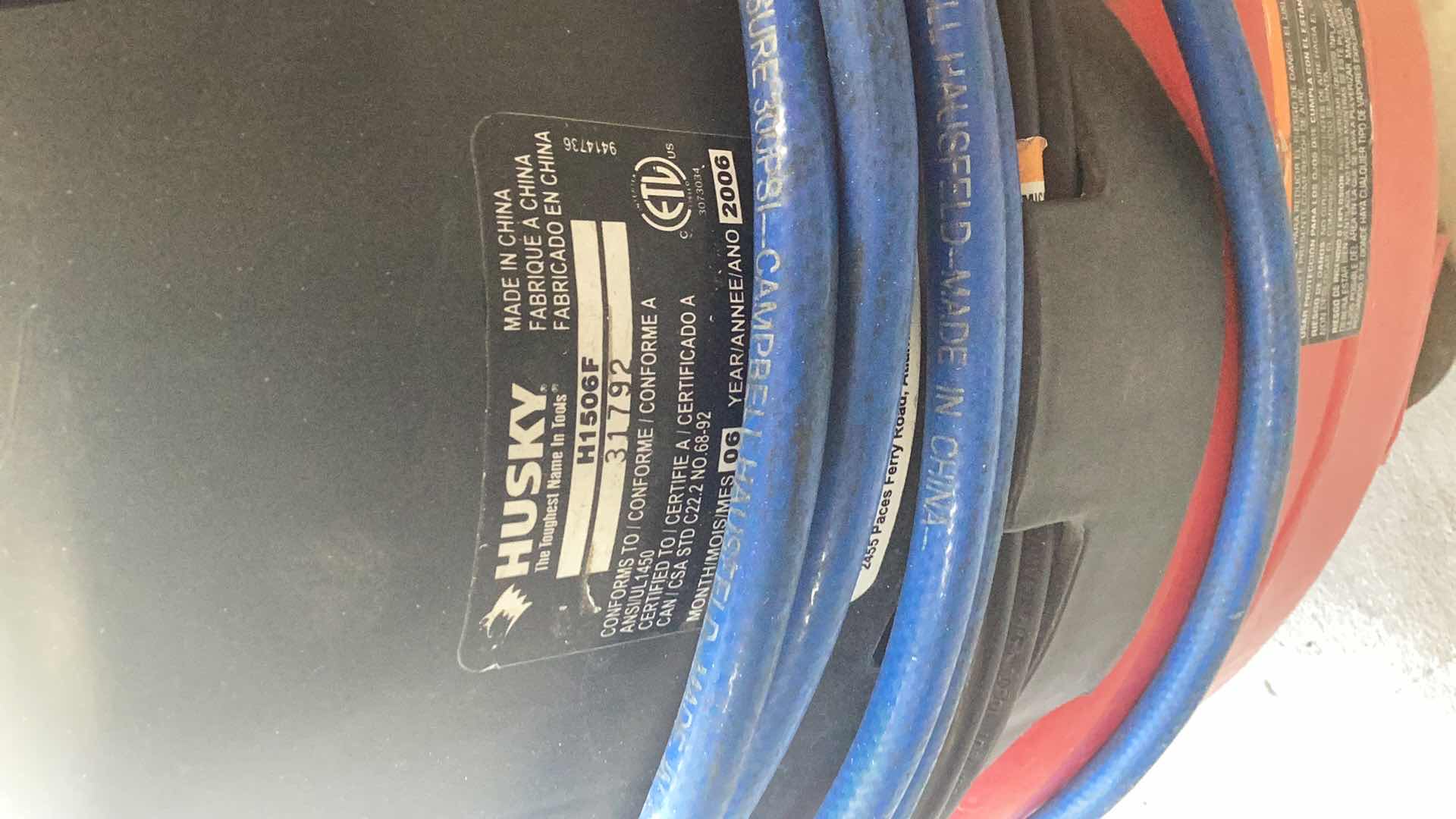 Photo 1 of HUSKY 1.5 HP 6 GALLON AIR COMPRESSOR