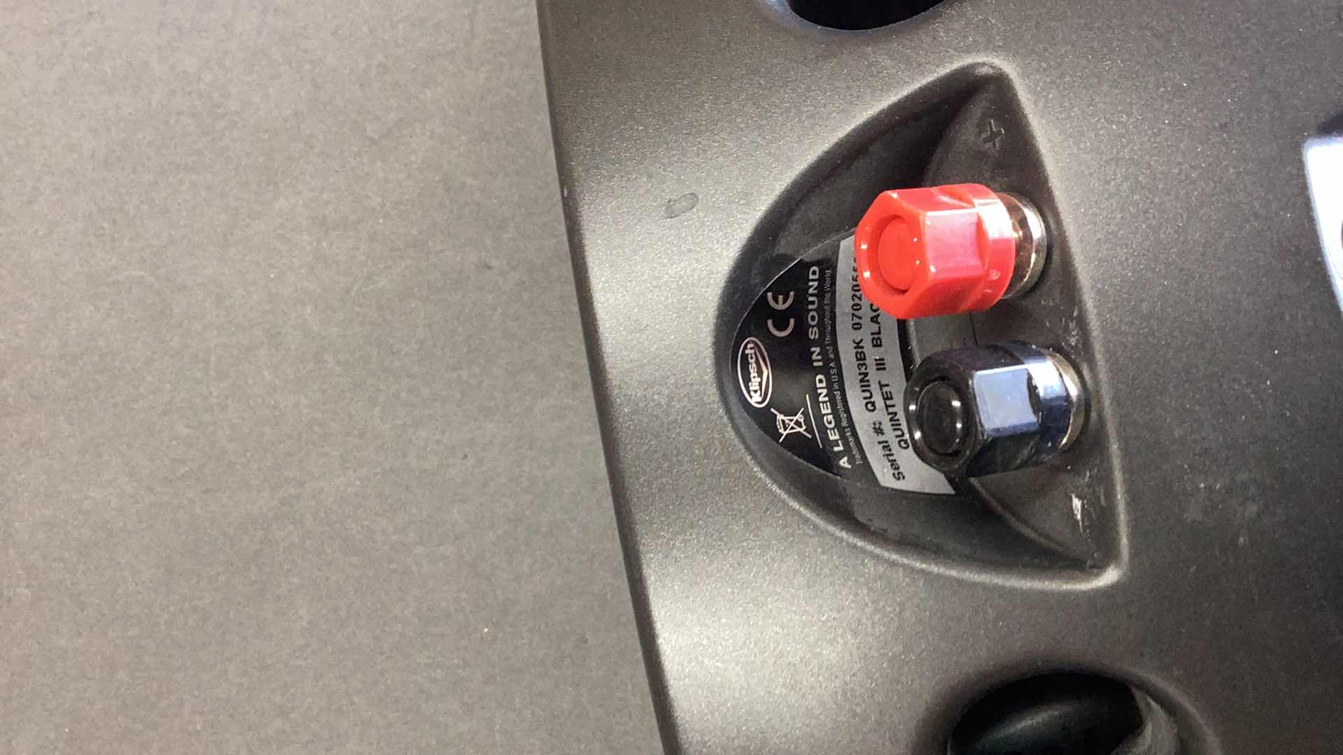 Photo 1 of KLIPSCH QUINTETE 3 CENTER SPEAKER